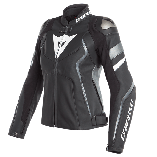 DNS CKT DERİ/AVRO 4 LADY LEATHER JACKET BLK-MATT-ANT-WHT