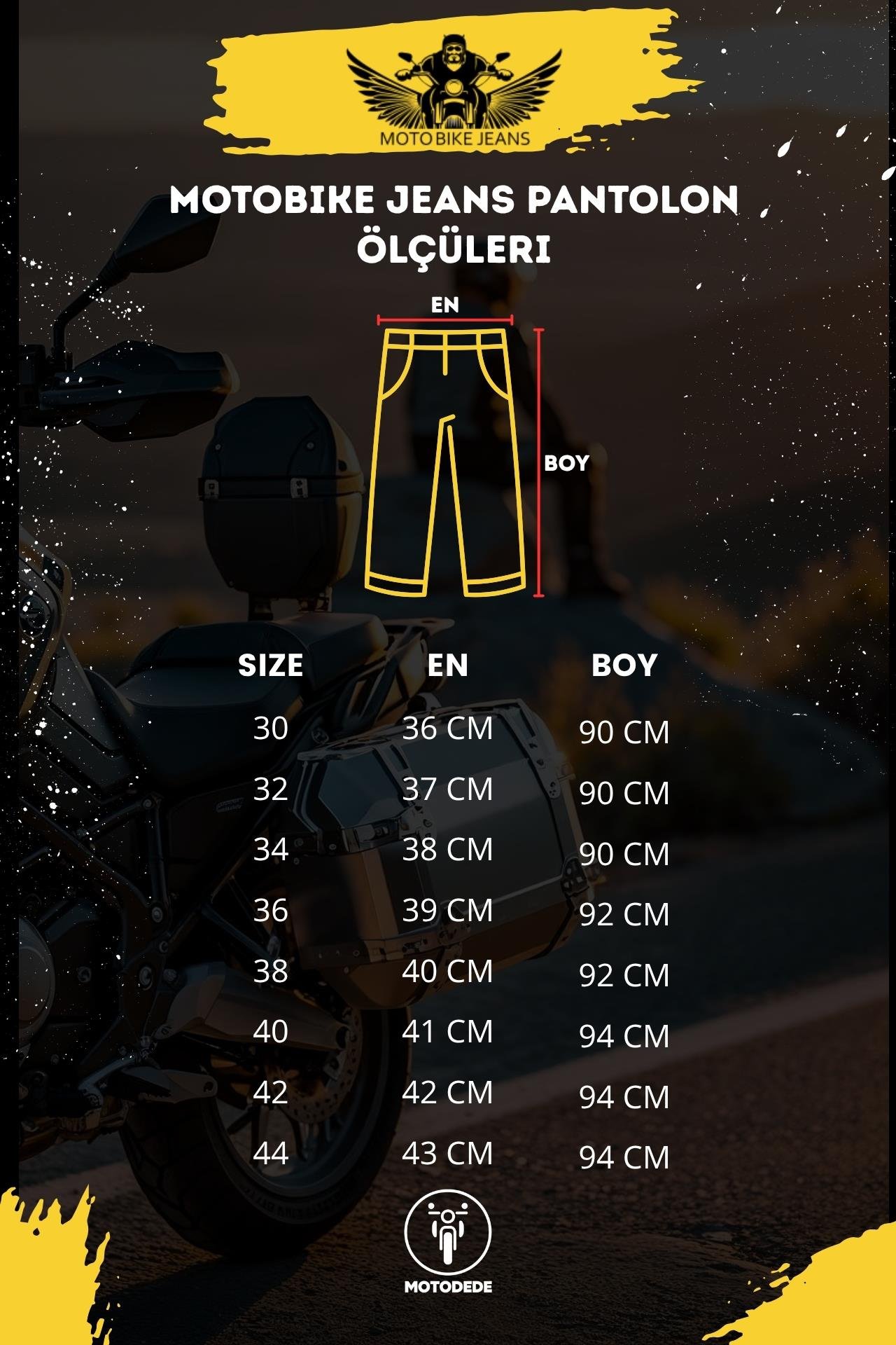 Motobike Jeans 2007 Fileli Siyah Motosiklet Pantolonu – Twaron Destekli (Korumalar Hariç)