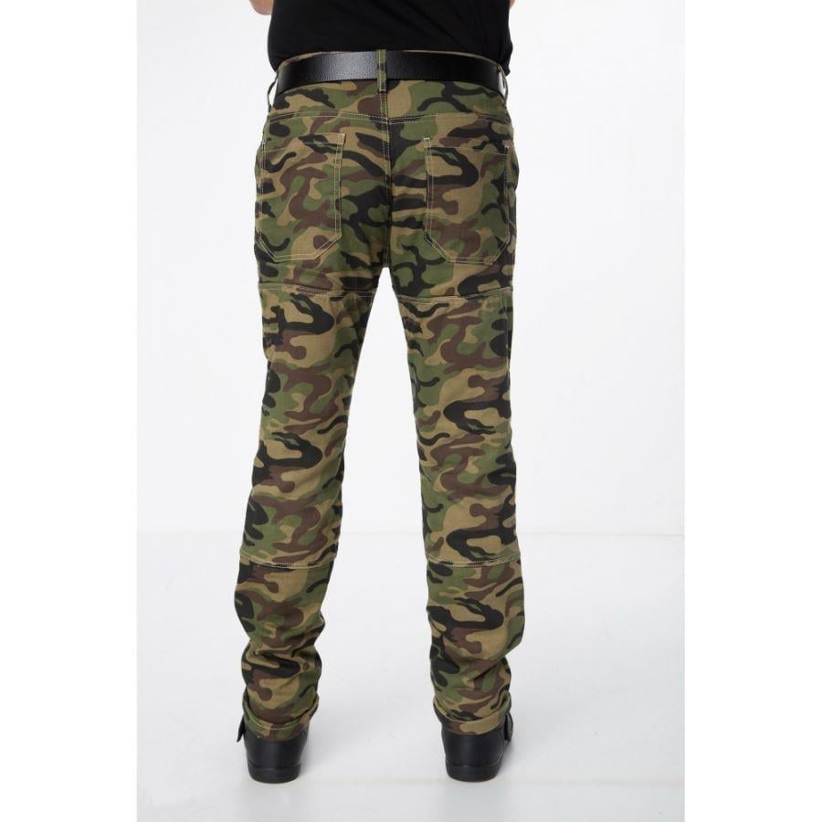 Motobike Jeans 5012 Kamuflaj Desenli Motosiklet Pantolonu (Korumalar Hariç)