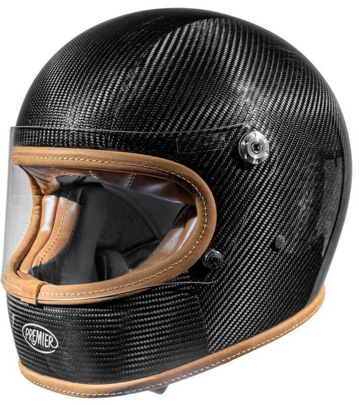 PREMIER TROPHY PLATINUM EDITION CARBON KASK SİYAH
