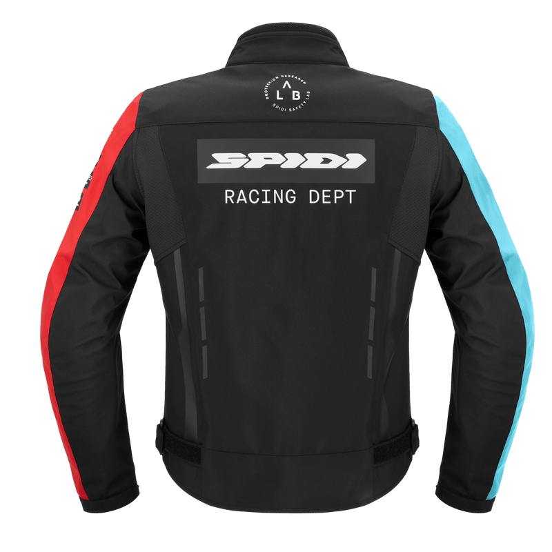 SPIDI MOTOJOY TEKSTİL CEKET SİYAH MAVİ KIRMIZI