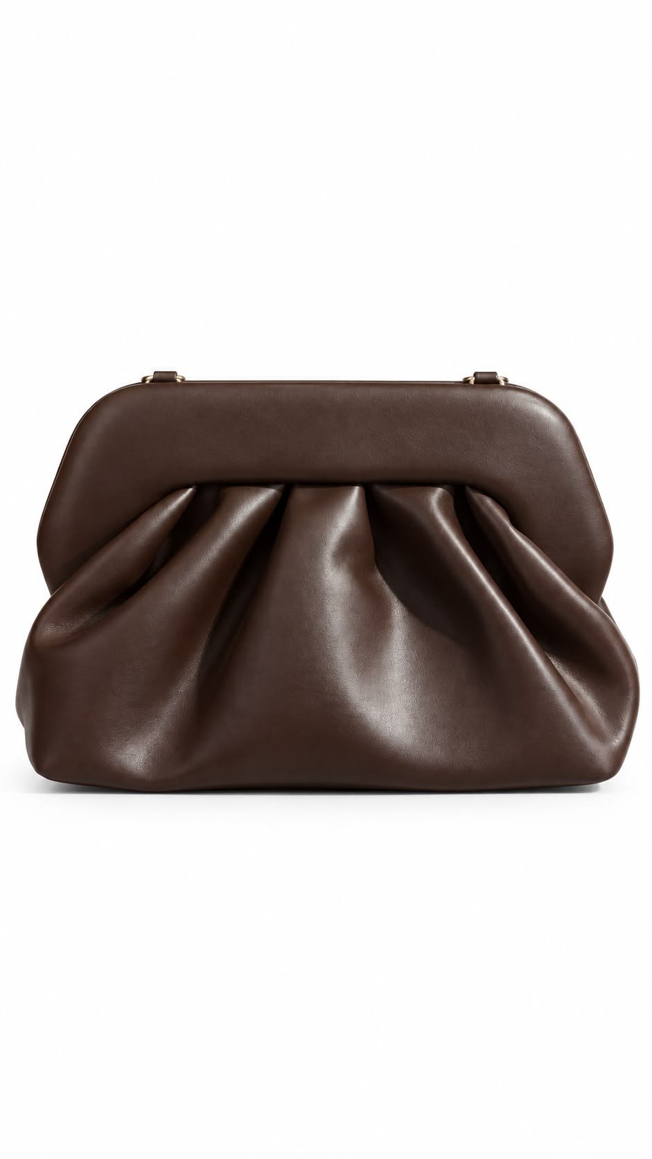 Elara Acı Kahve Clutch Çanta