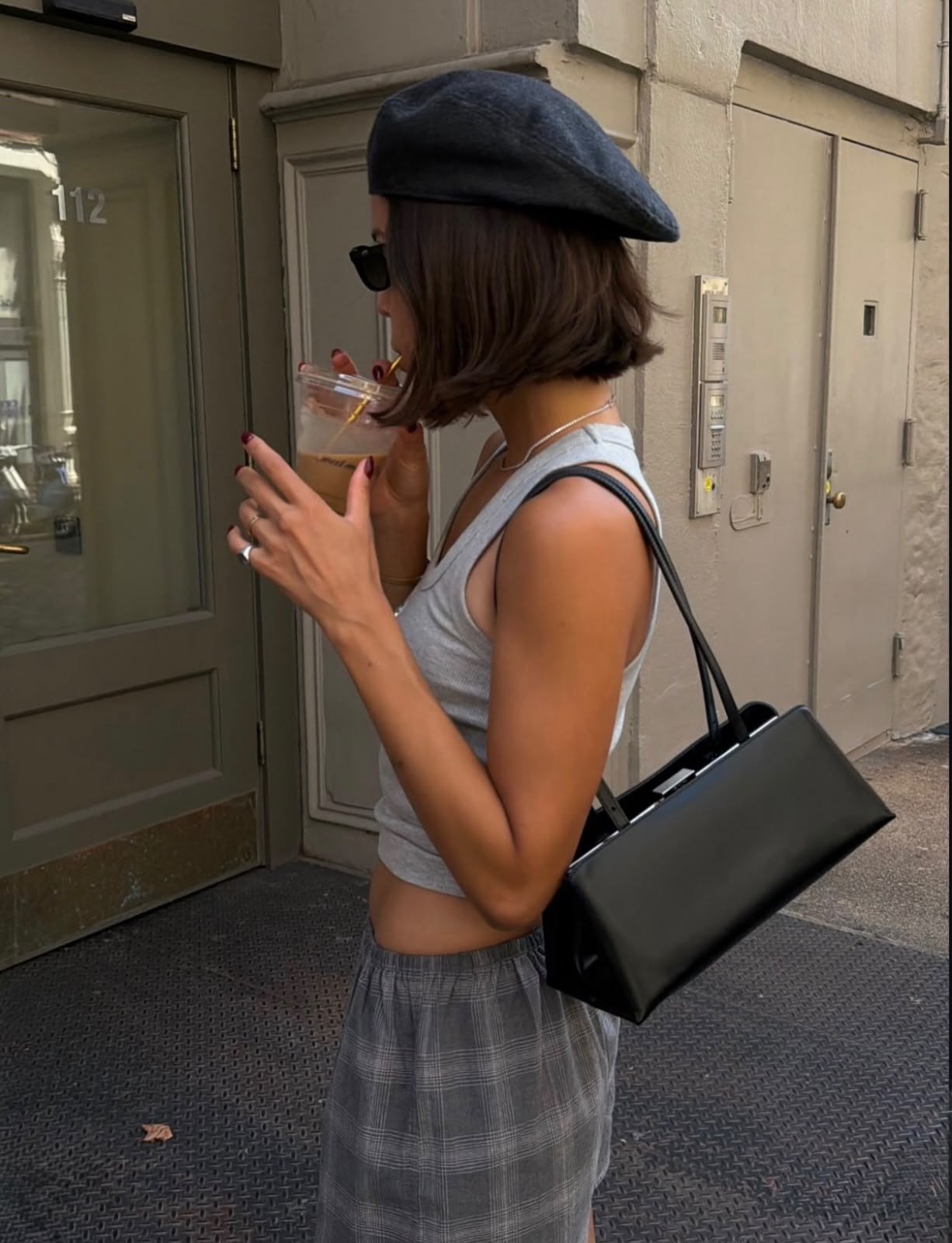 Paris Siyah Sılver Detaylı Vegan Deri Çanta
