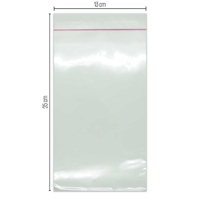 Bantlı Şeffaf Jelatin Poşet (OPP) 13x25 1000 Adet
