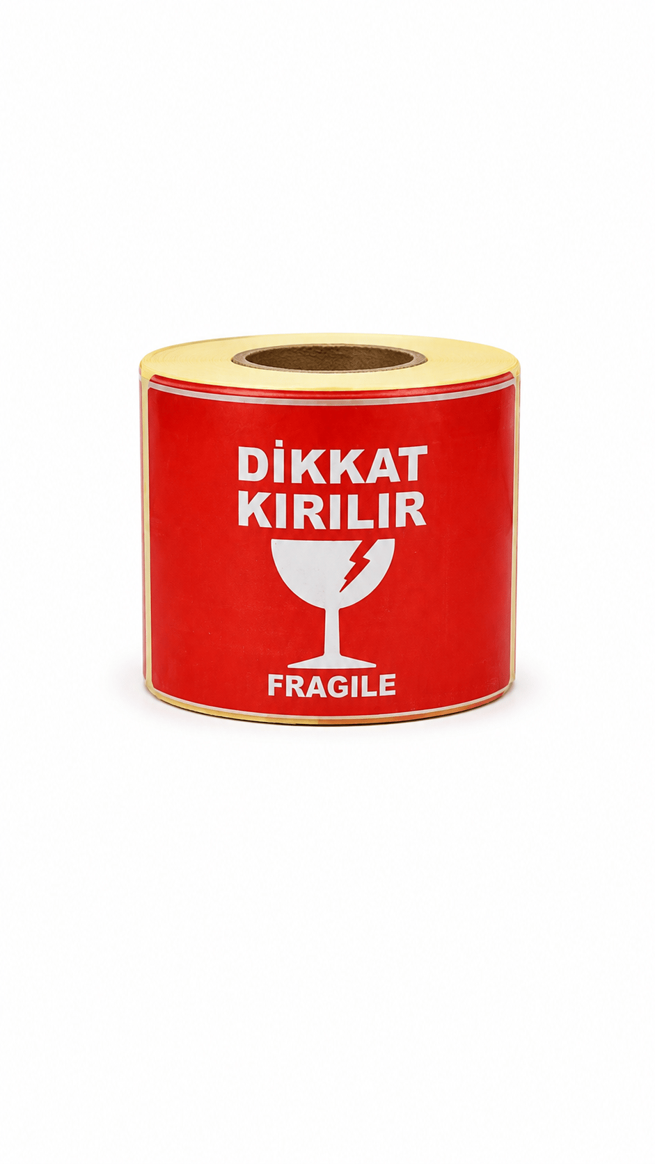 Dikkat Kırılır Baskılı Etiket 500 Adet