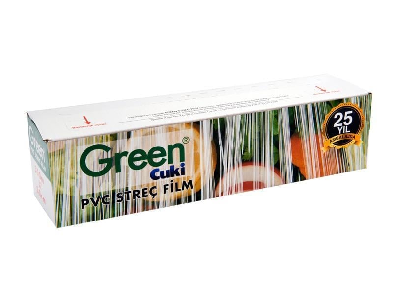 Green Streç Film Kutulu 30 Cm 300 Metre