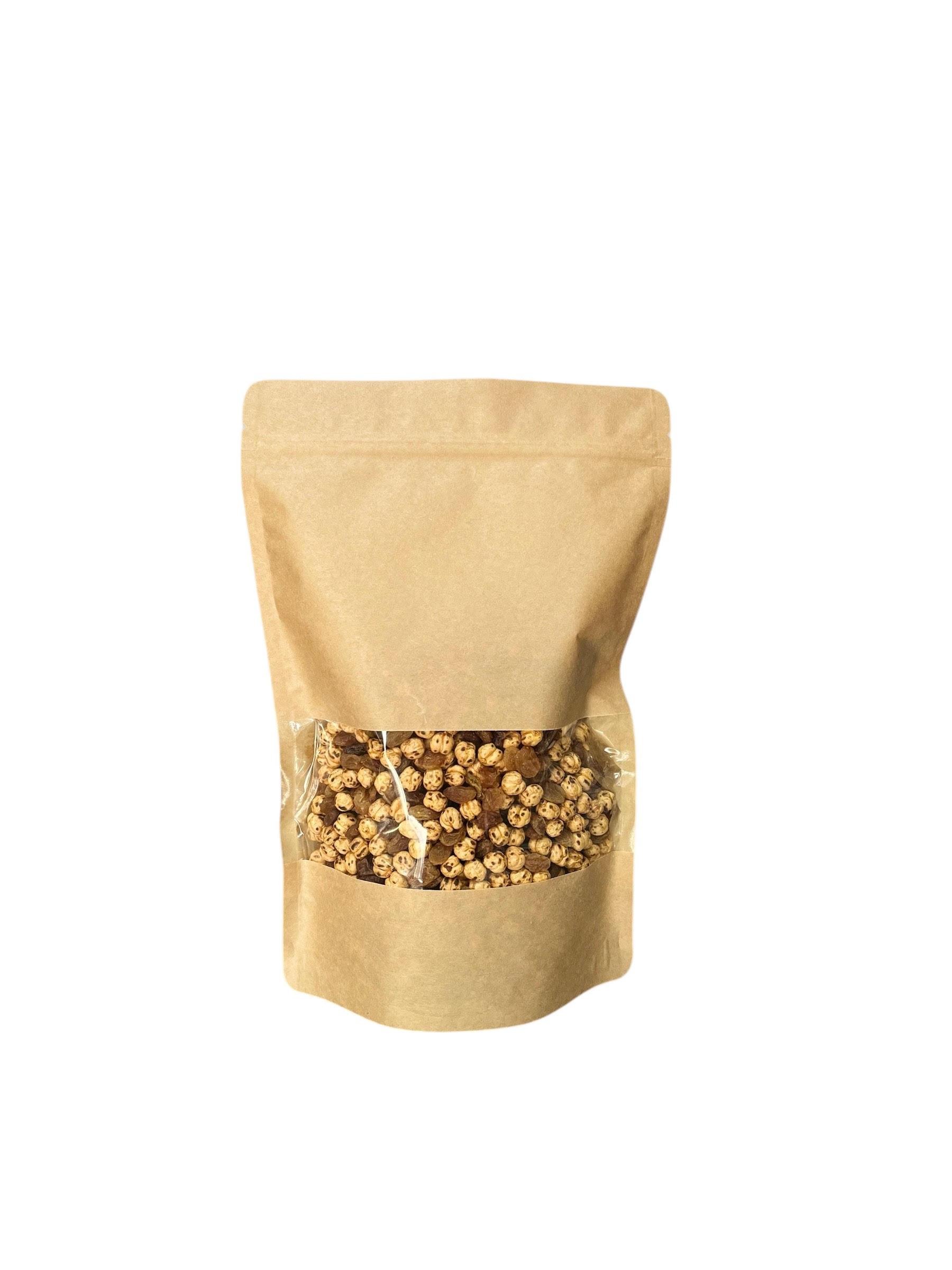 Pencereli Kraft Doypack 20x30