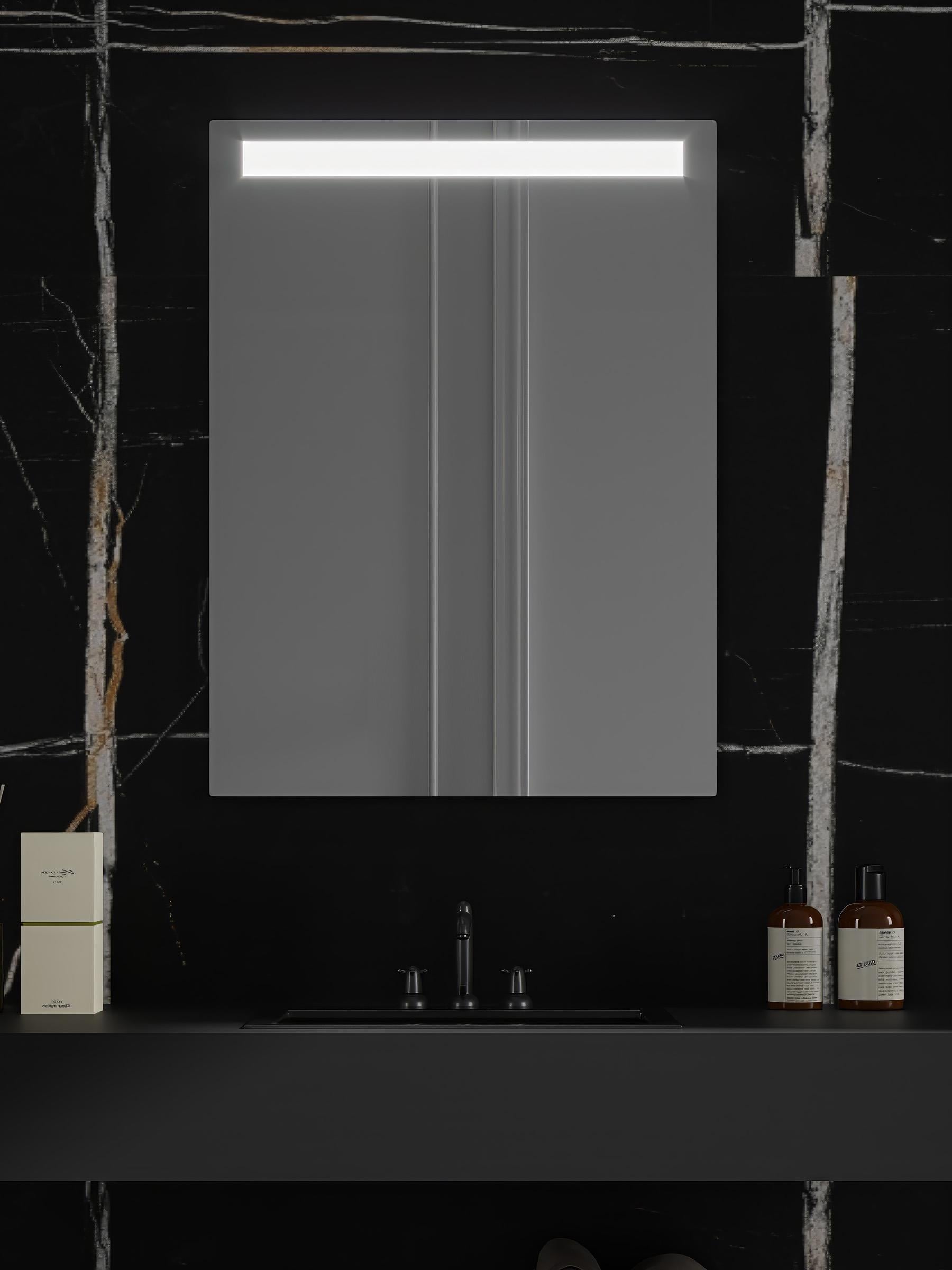 Luna LED Ayna (Satinalı),Satinalı LED Aynalar