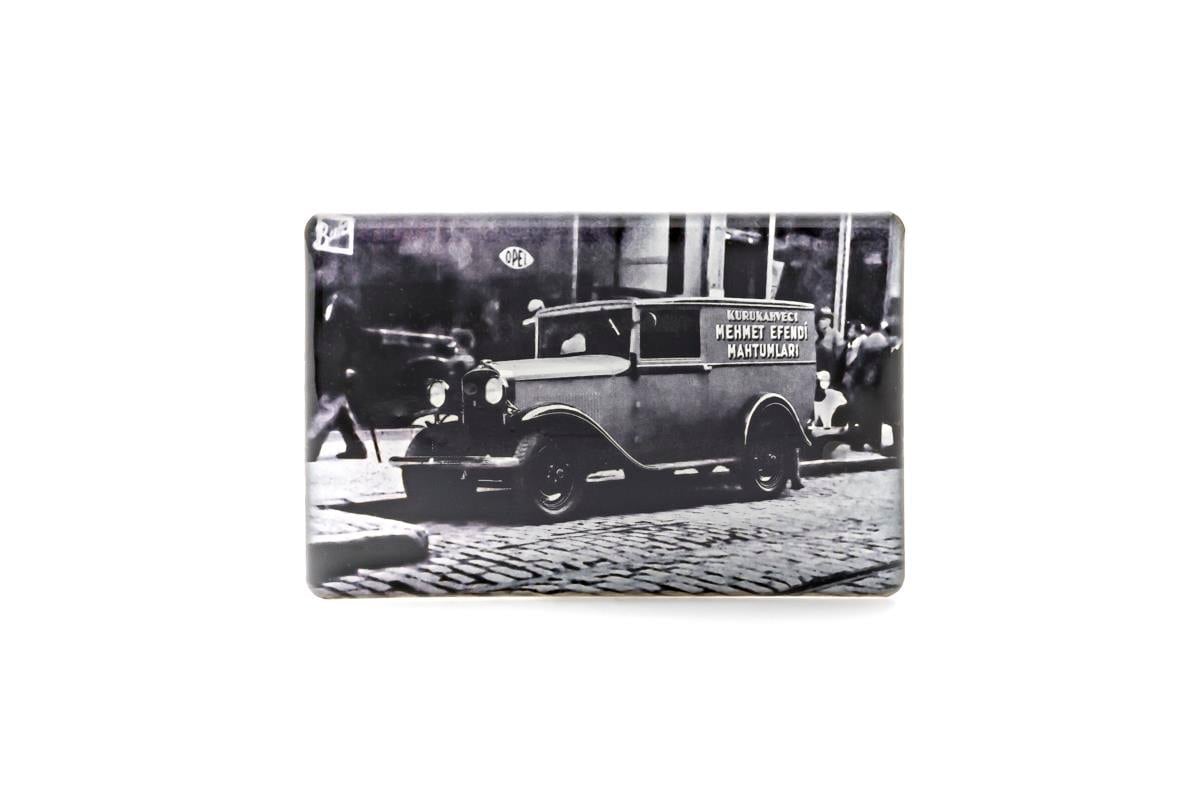 Retro Koleksiyon Magnet 'Kamyonet'