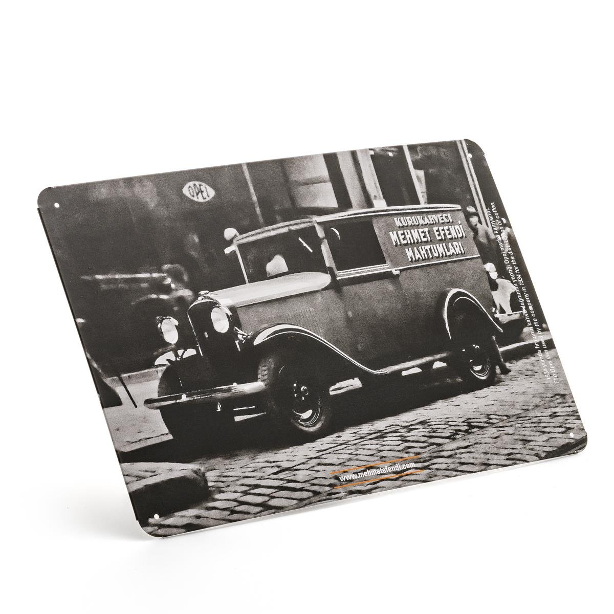 Retro Koleksiyon  Metal Levha 'Kamyonet'