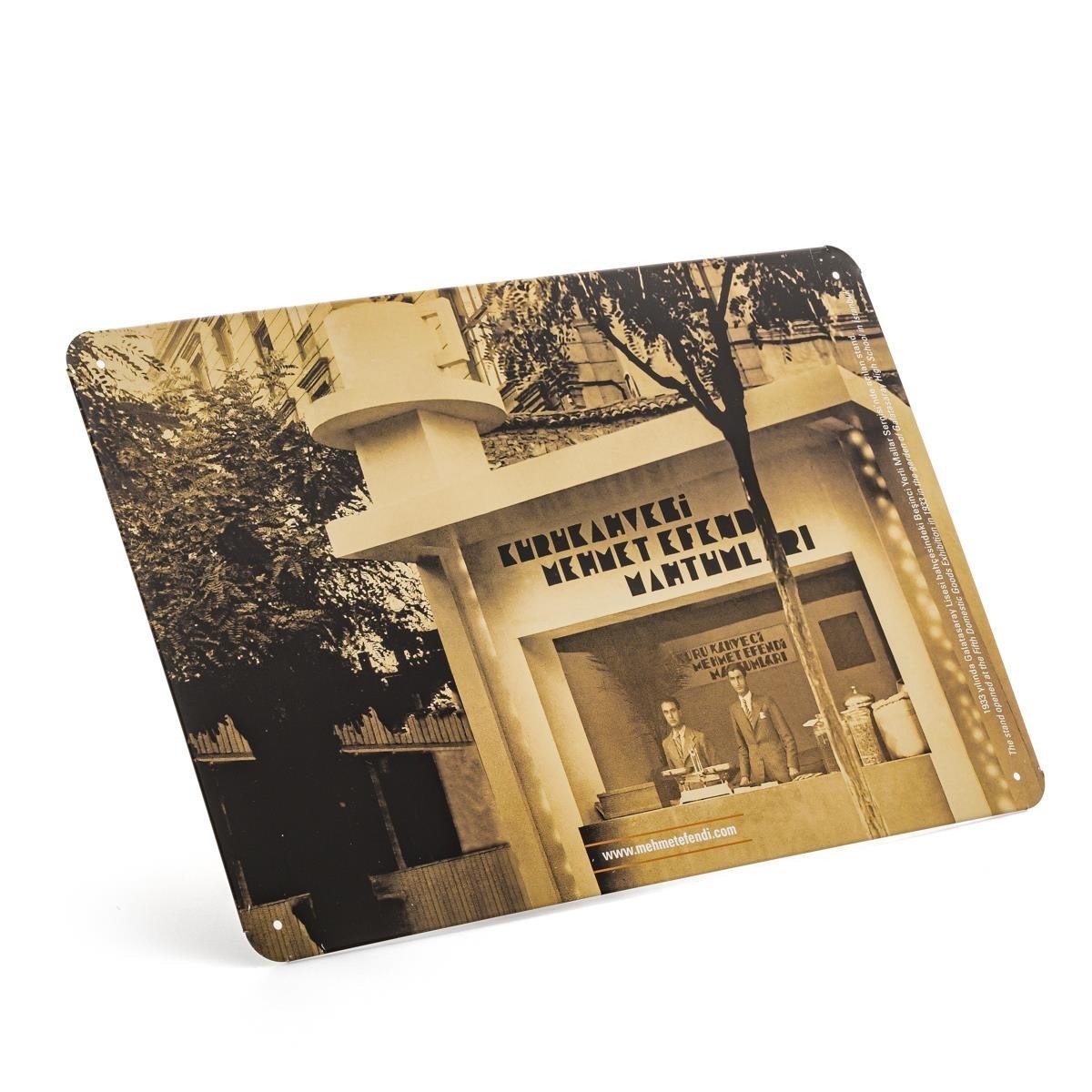 Retro Koleksiyon  Metal Levha 'Yerli Mallar Sergisi'