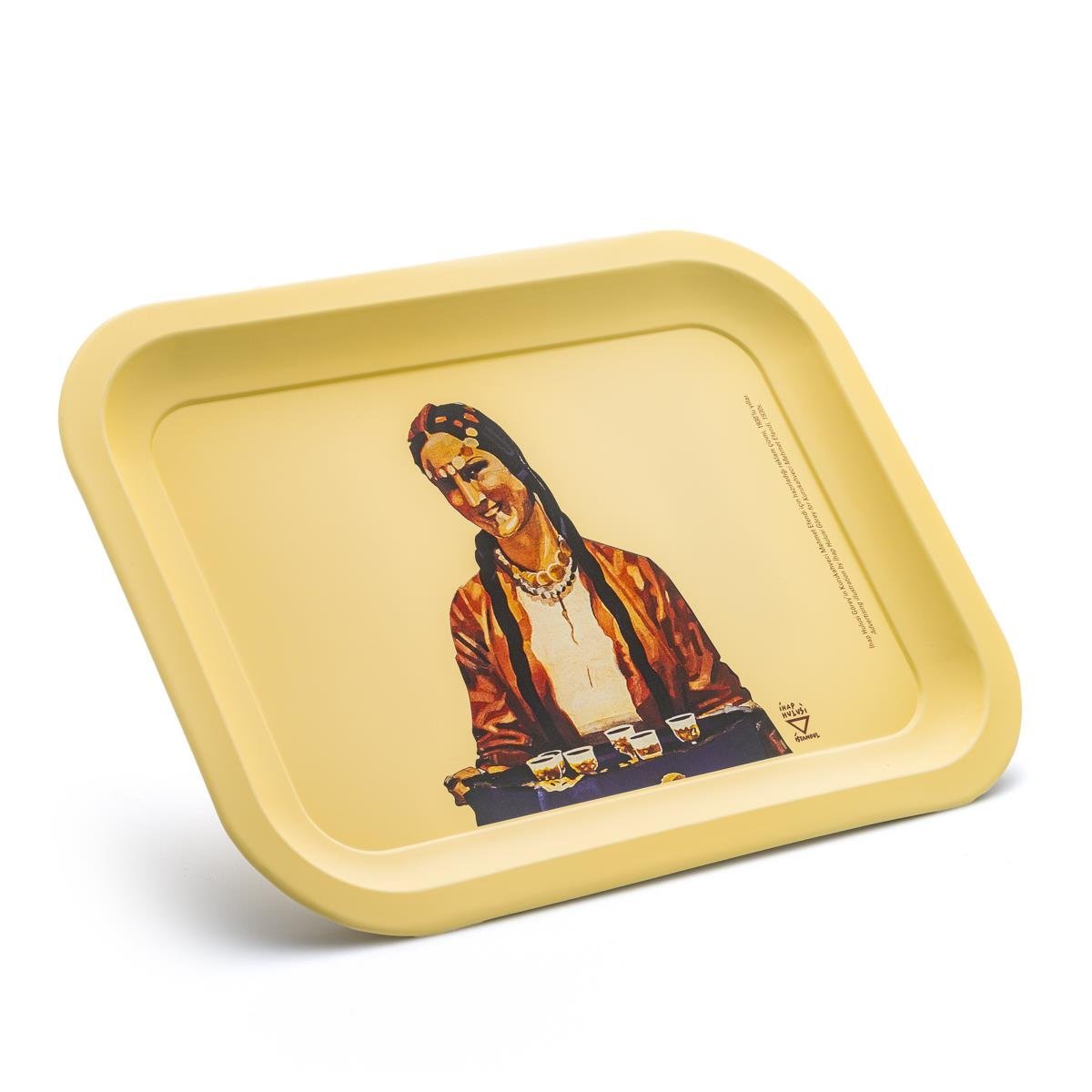 Retro Koleksiyon  Tepsi 'Kahve Sunan Kadın'