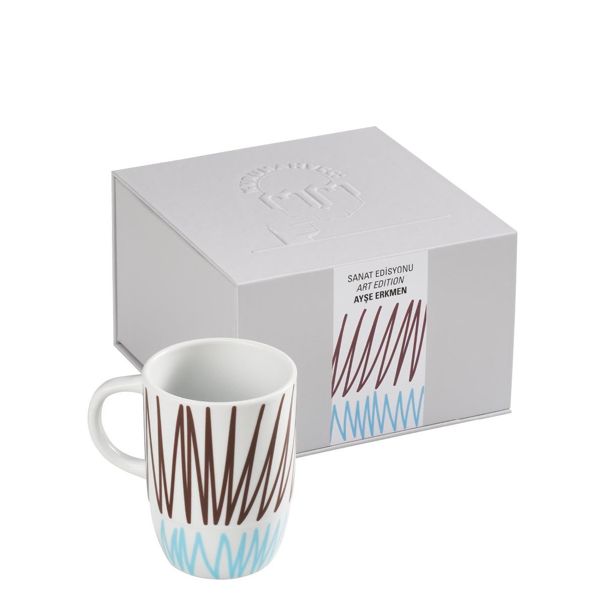 Sanat Edisyonu Ayşe Erkmen Serisi 'Zikzak' Kahve Kupası