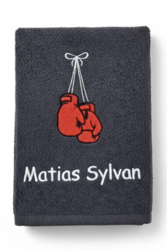 İsimli Boks Temalı Antreman Havlusu 50x90 cm