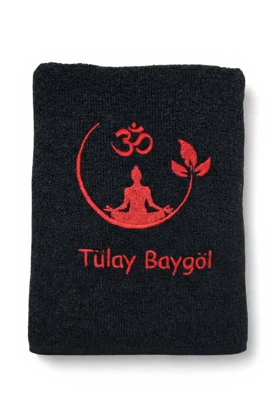 İsimli Yoga Temalı Antreman Havlusu 50x90 cm