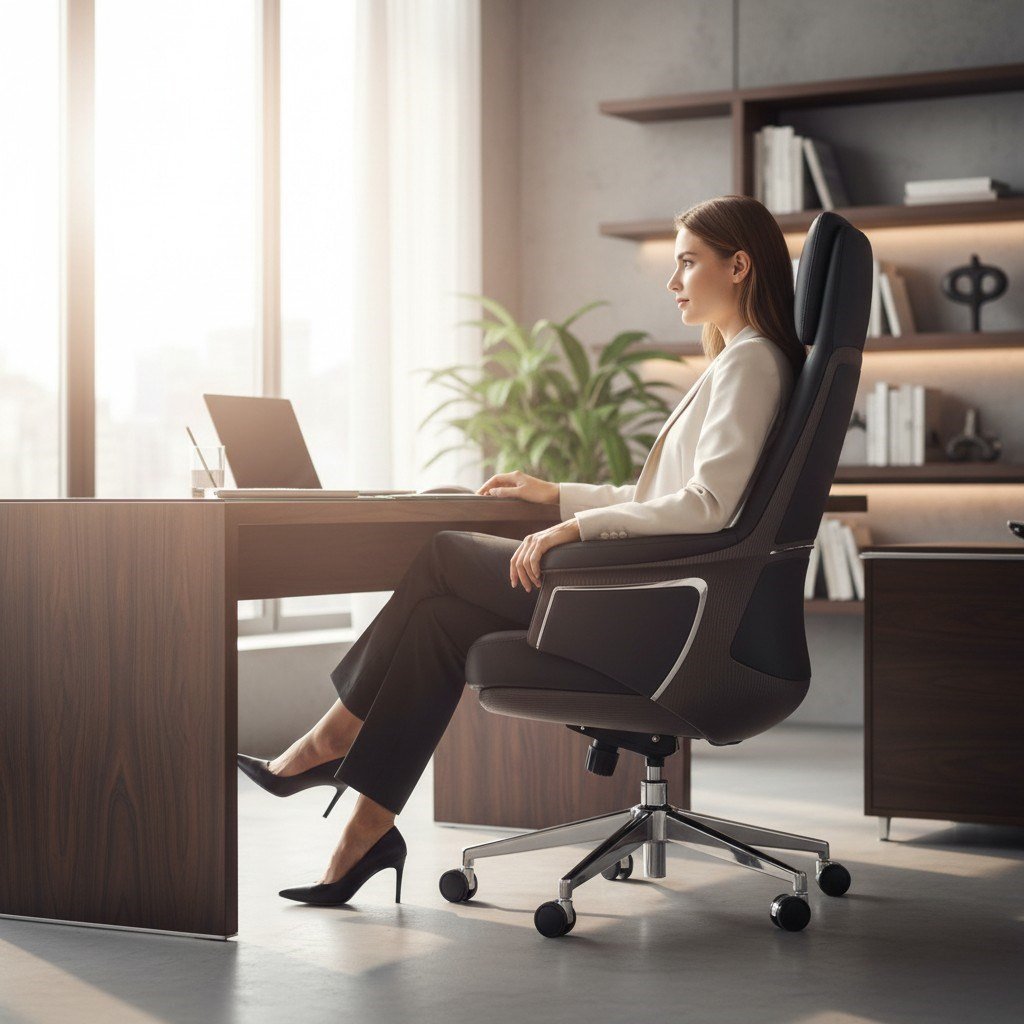 Gabin Premium Gray Ofis Koltuğu | Ergonomik Koltuk