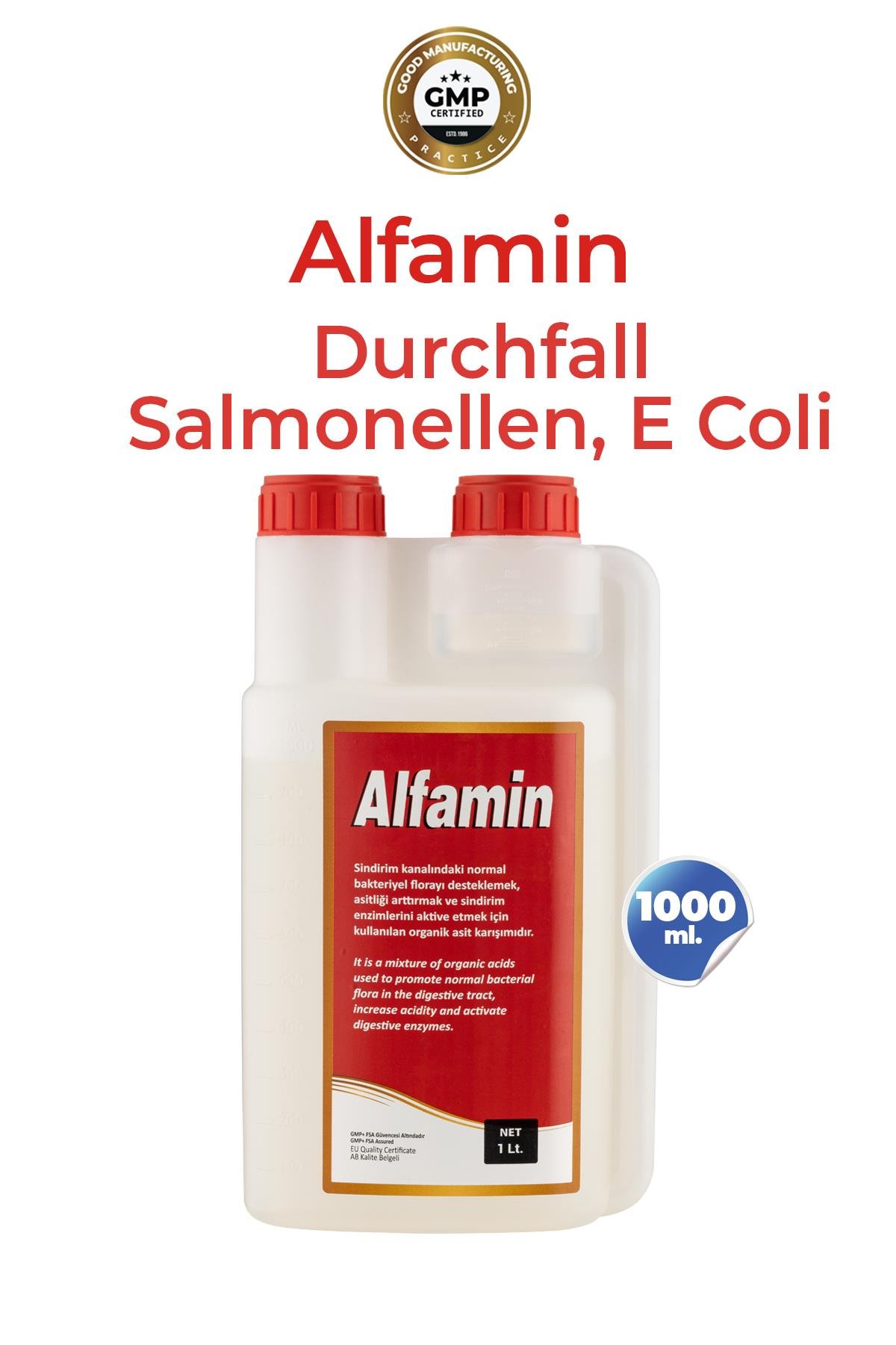 Alfamin Durchfall Schüttel- und Trocknungsmittel 1000 ml