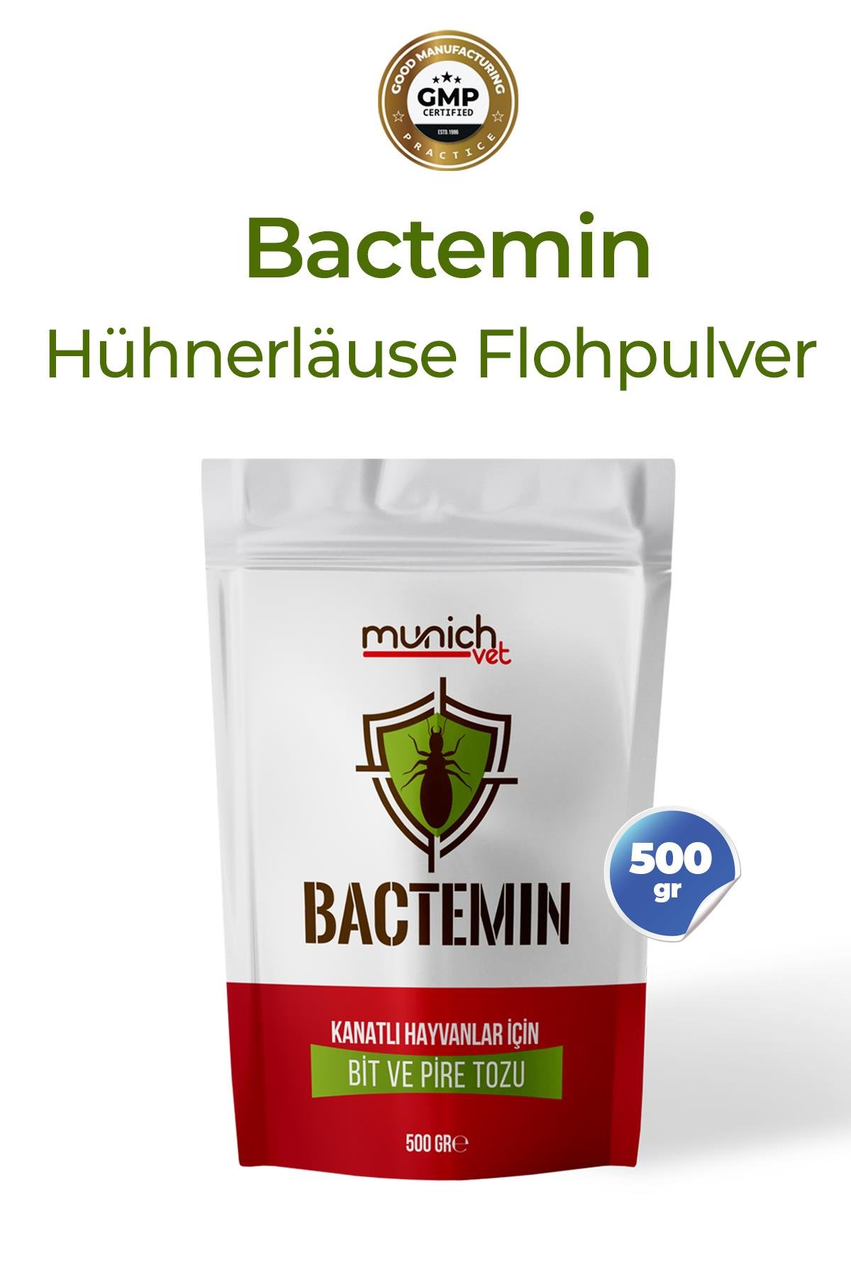 Bactemin Läuse-Floh-Pulver 500 gr 
