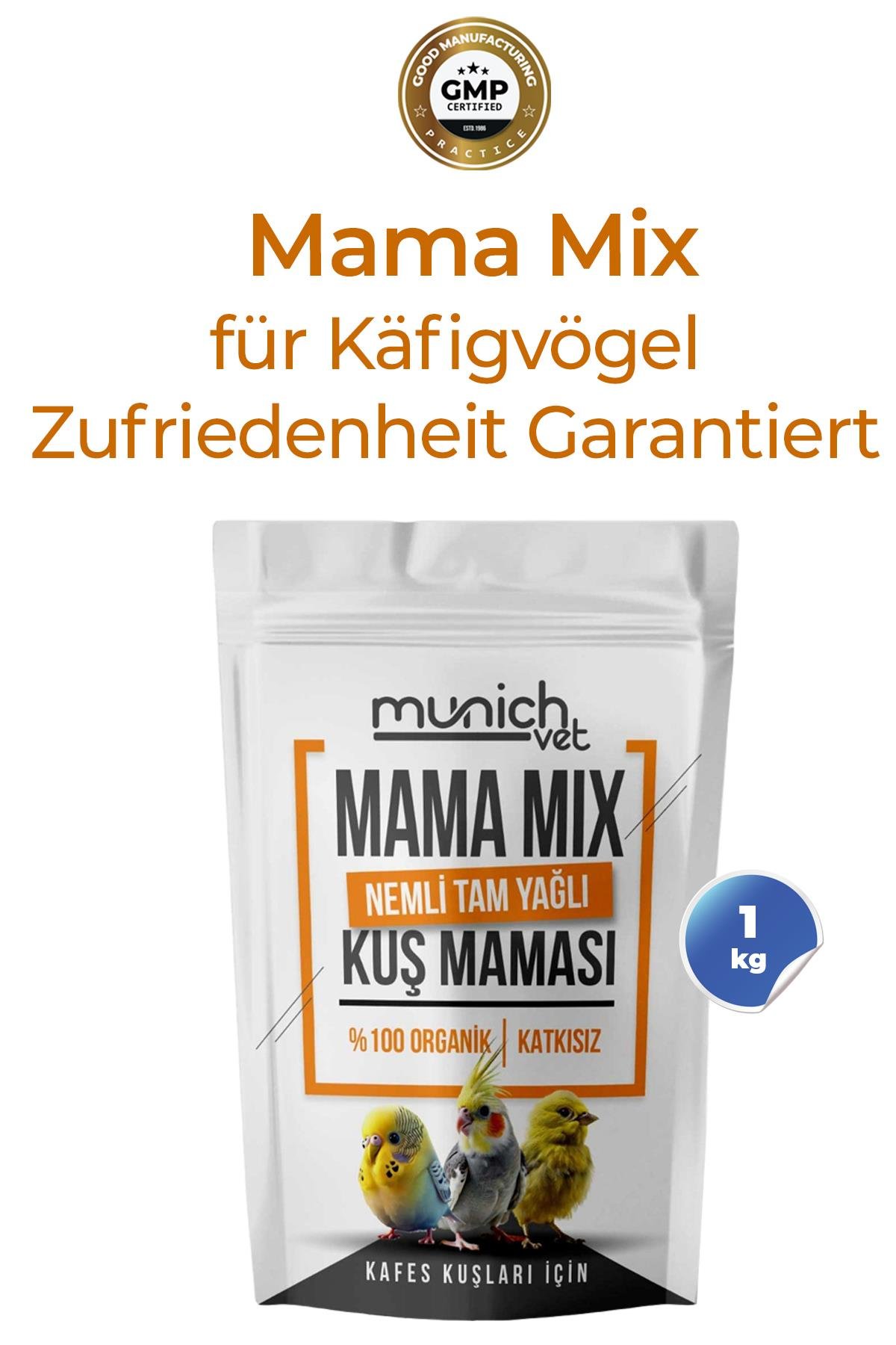 Mama Mix Vollfeuchtes öliges Vogelfutter 1 kg 