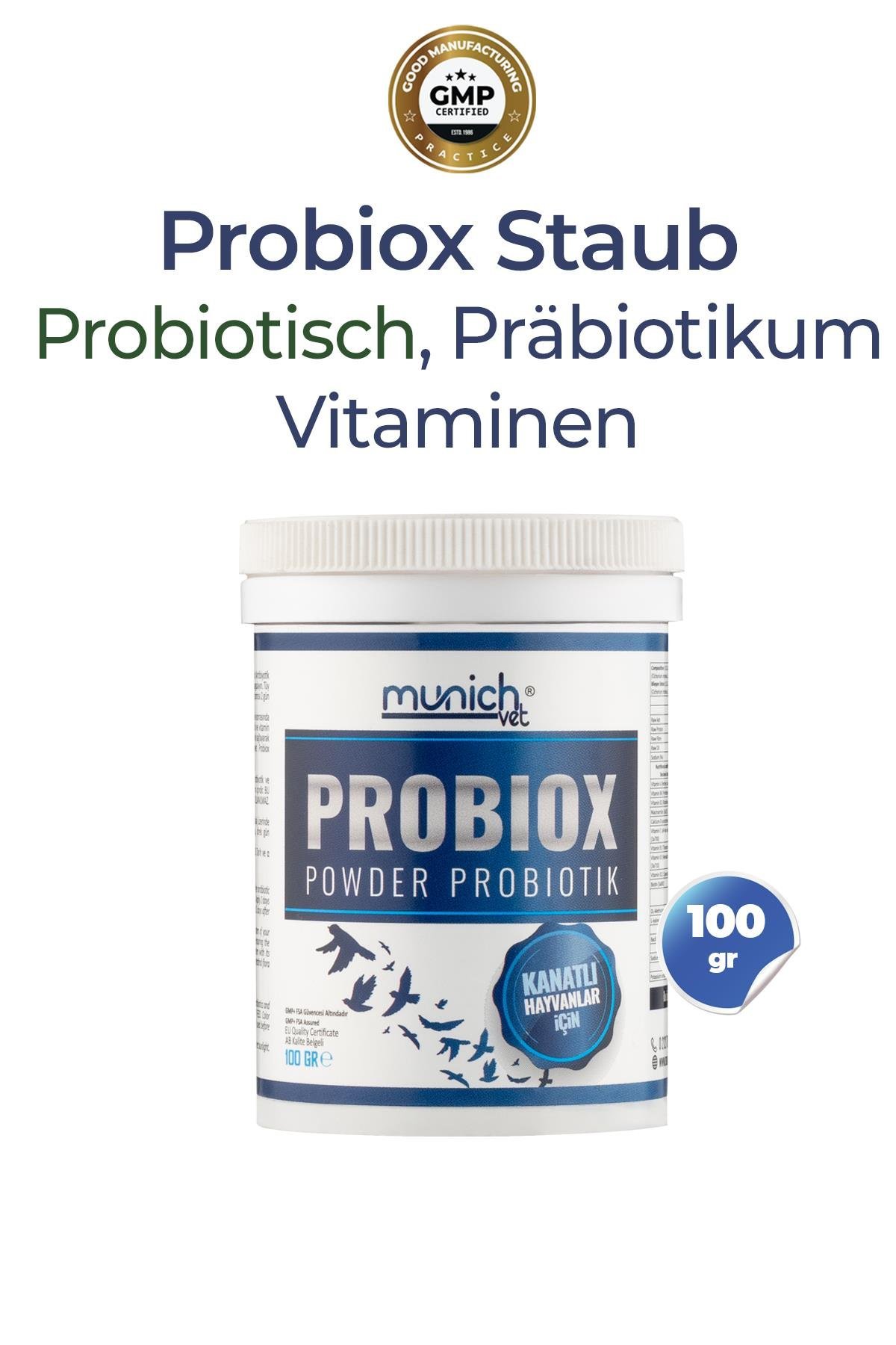 Probiox Pulver Probiotisch Präbiotisch Vitamin 100 gr