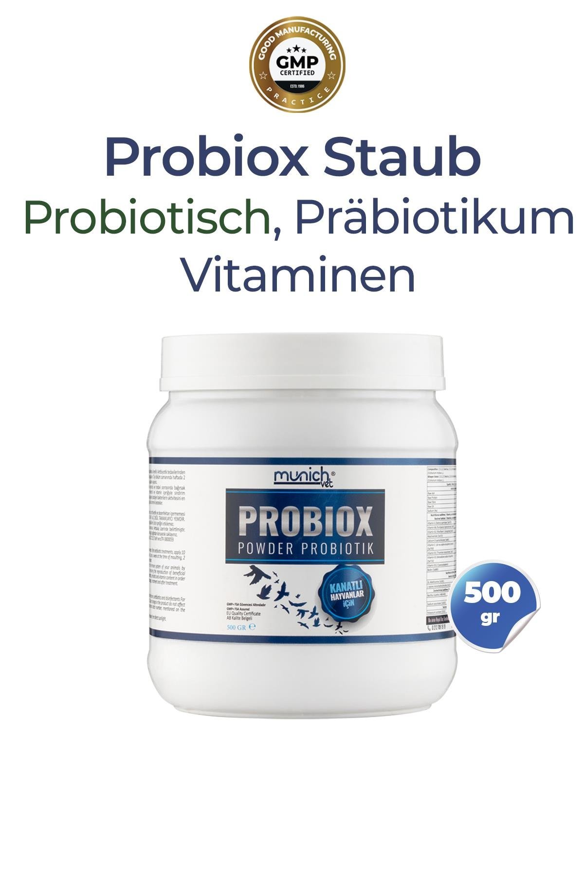 Probiox Pulver Probiotisch Präbiotisch Vitamin 500 gr
