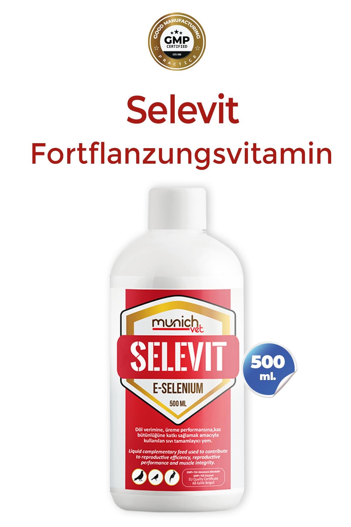 Selevit Fortpflanzungsvitamin Selen + Vitamin E 500 ml
