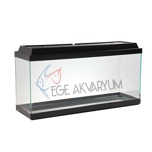 Plastik Kapaklı Siyah 1 Metre Akvaryum  (Düz) SİPARİŞ İÇİN WHATSAPP YAZIN