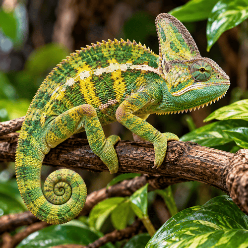 Senegal Bukalemunu 8 cm (Resmi Belgeli Çipli)