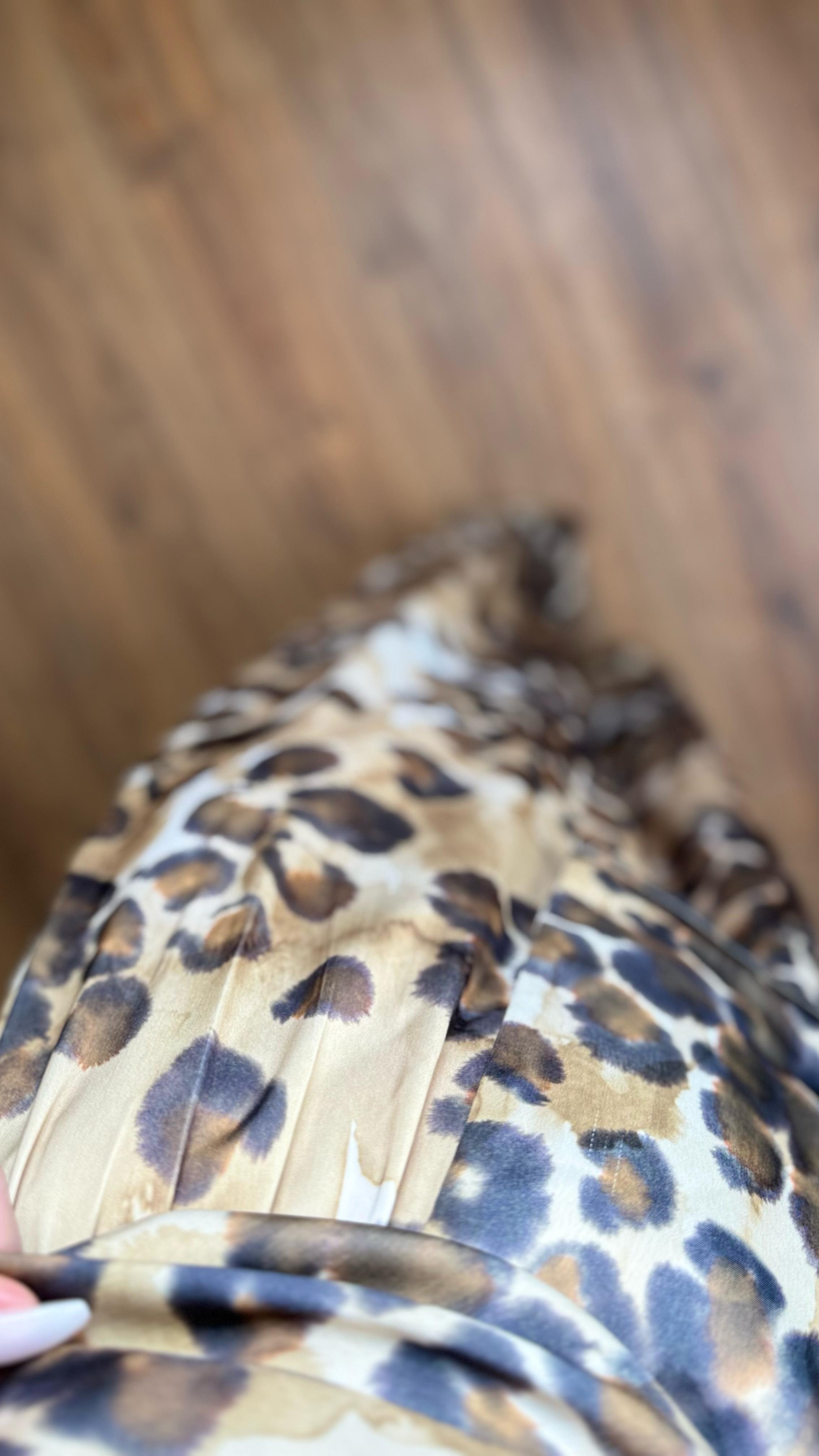 LEOPAR DESENLİ TASARIM TAKIM