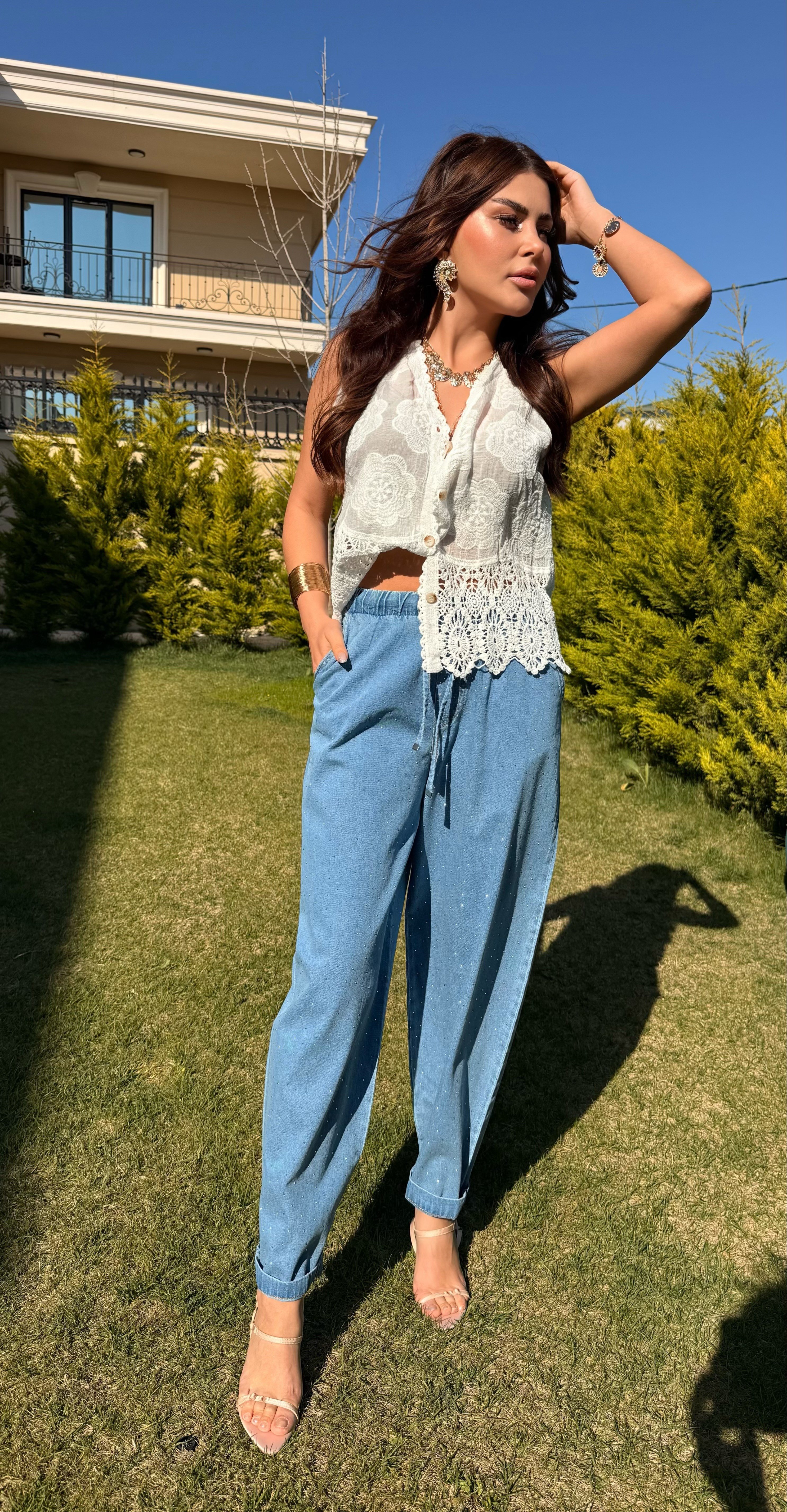 Nil Taşlı Kot