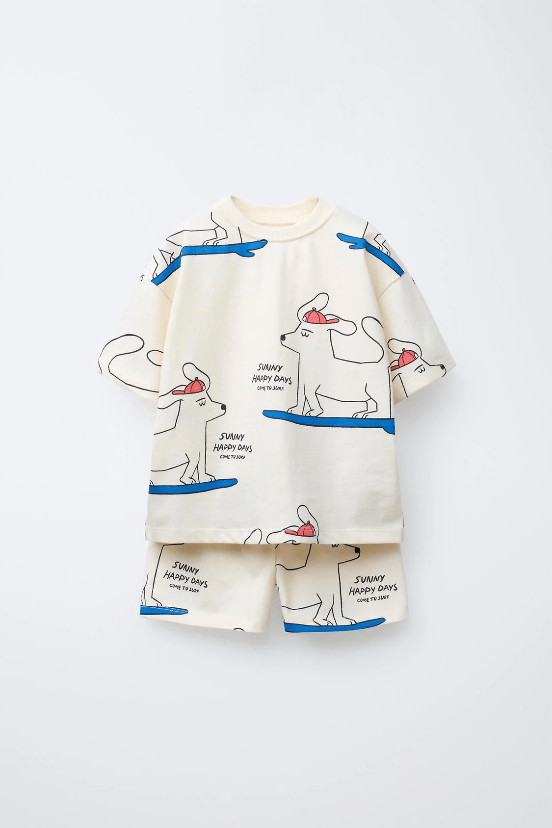 Lacıel Paris Dog Şortlu Takım Unisex 2-8 Yaş