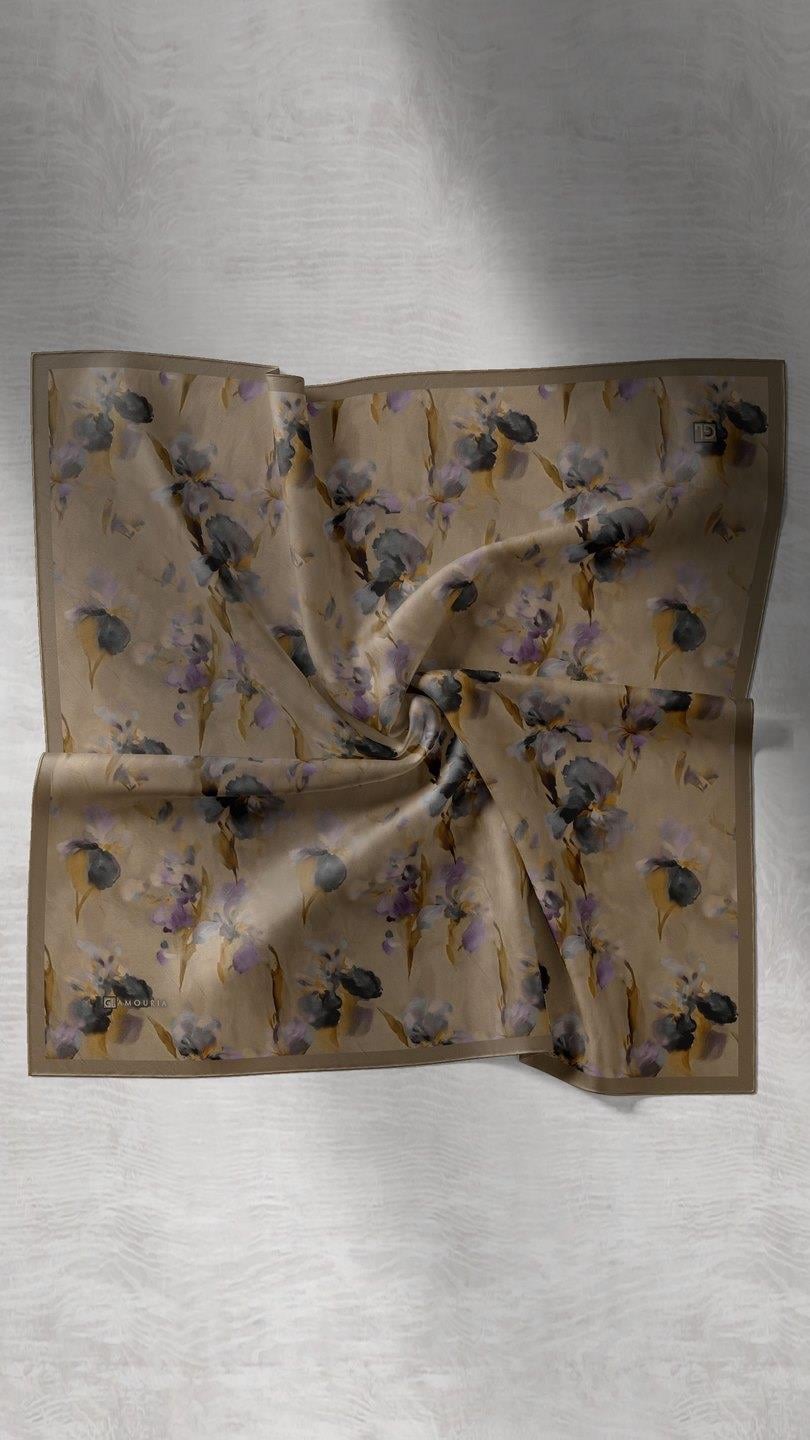 ARİA DESEN EŞARP CAMEL