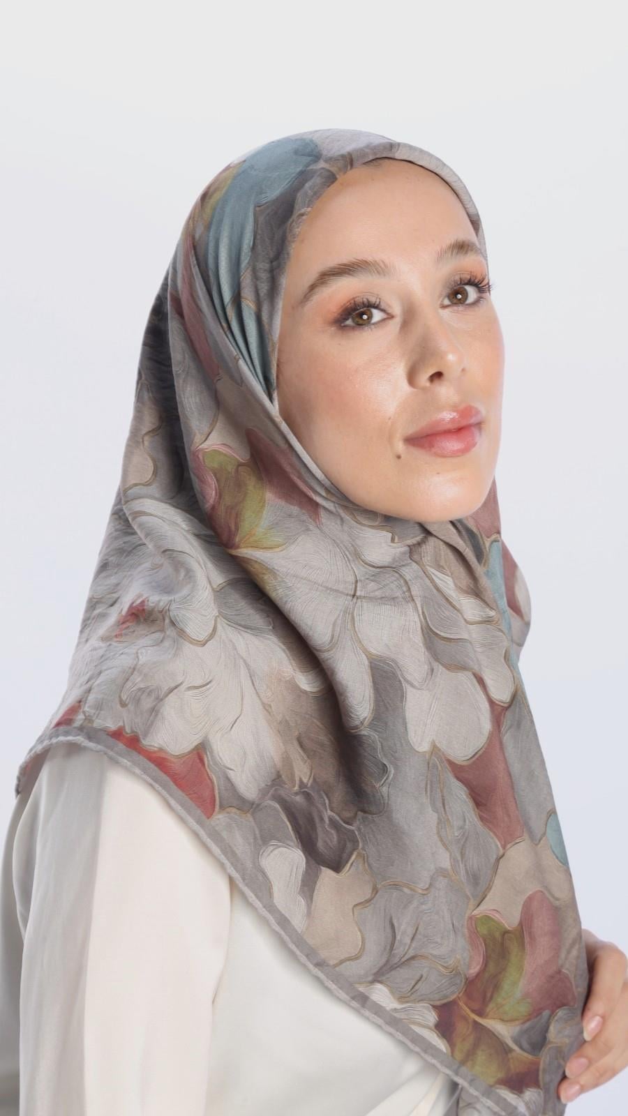 BELLA DESEN EŞARP AÇIK GRİ-6