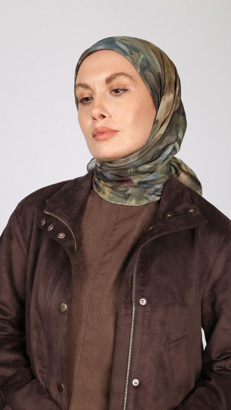 BLOOM DESEN EŞARP YEŞİL