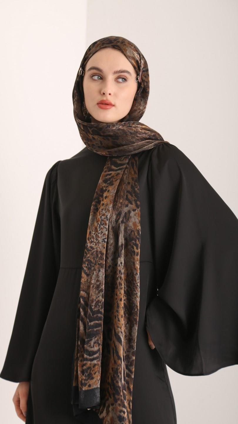 DARK LEOPARD ŞAL SİYAH TABA