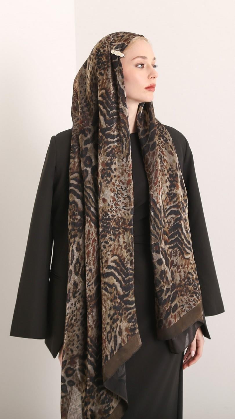 DARK LEOPARD ŞAL YEŞİL