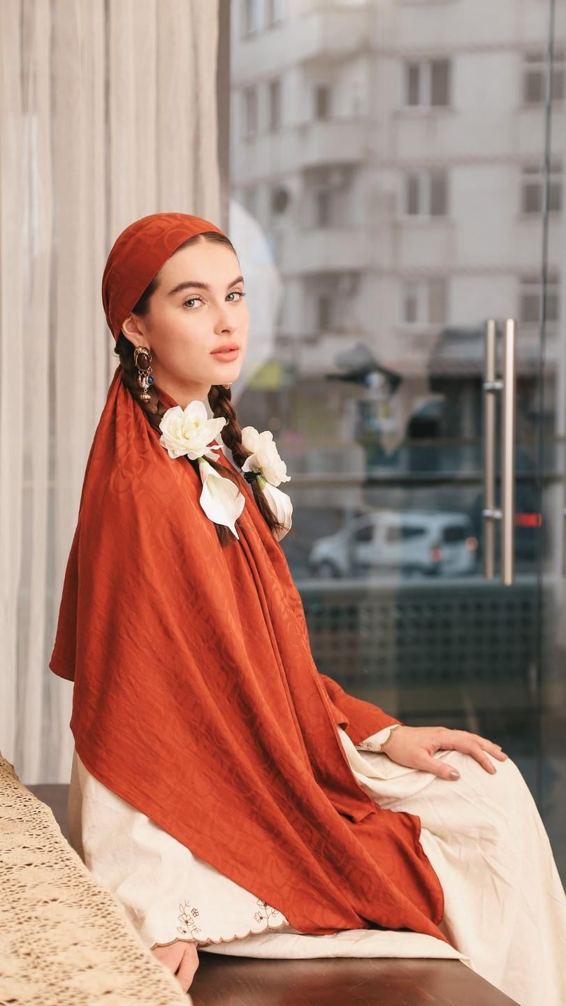 GL DESEN PAMUK ŞAL KİREMİT