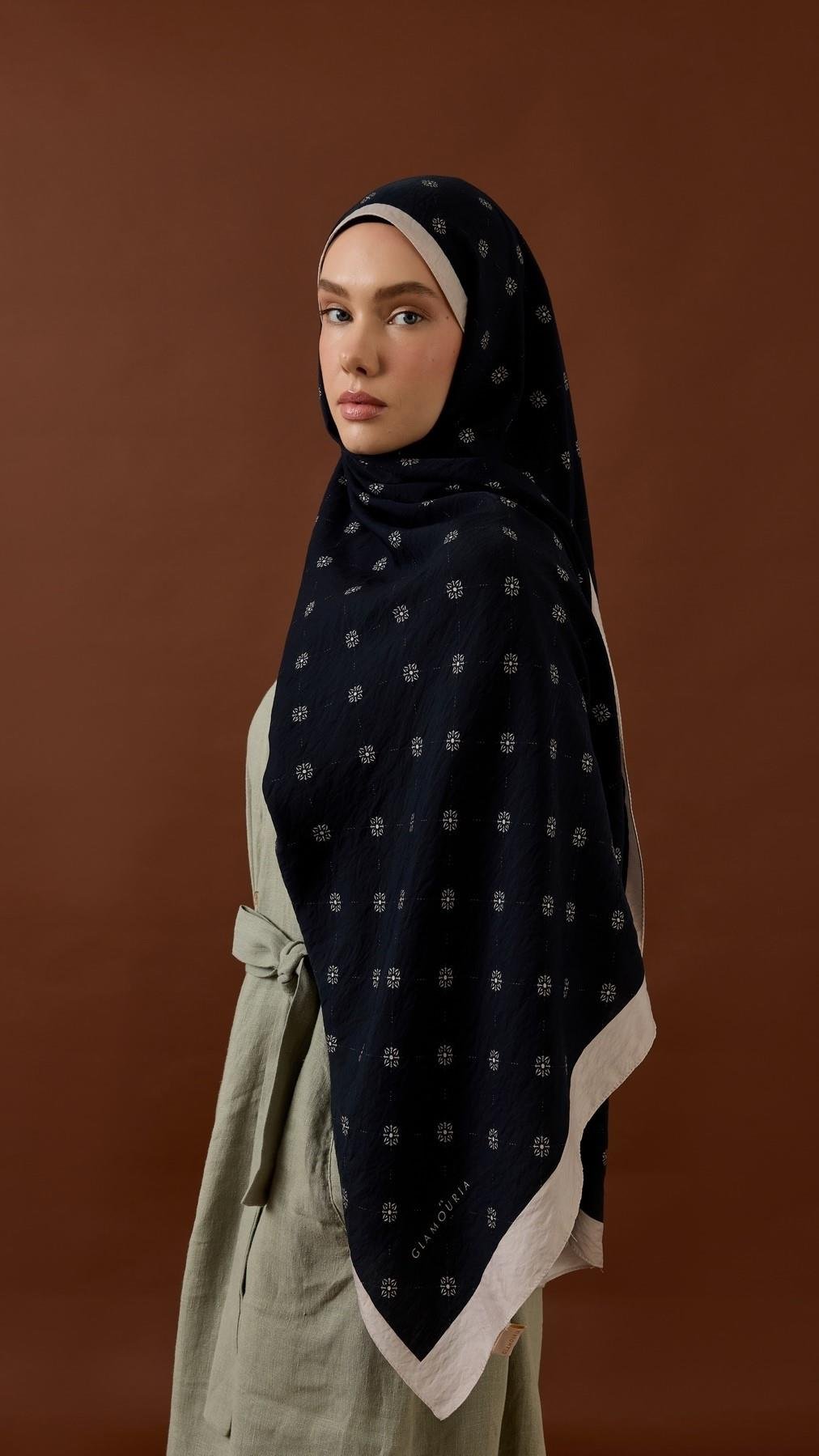 LİNA DESEN ŞAL-SİYAH-BEJ-8