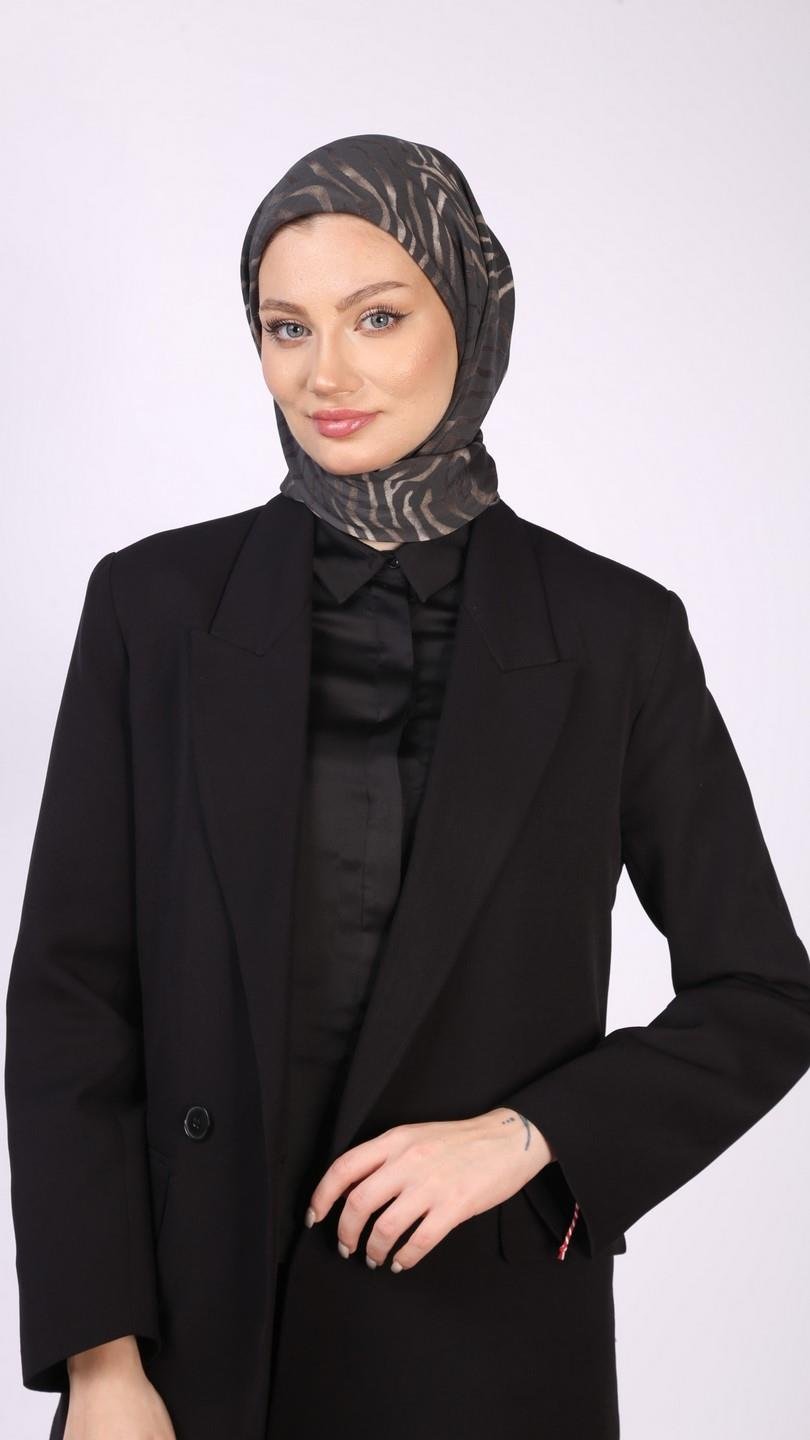 MİREYA DESEN EŞARP ANTRASİT