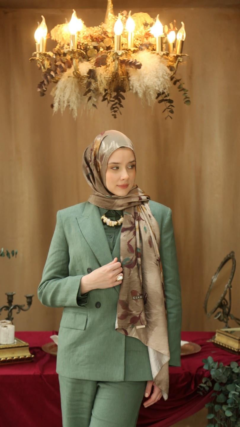 SILVA DESEN ŞAL BEJ-3