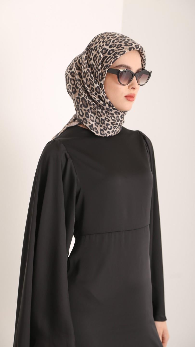 TİNY LEOPARD DESEN EŞARP BEJ