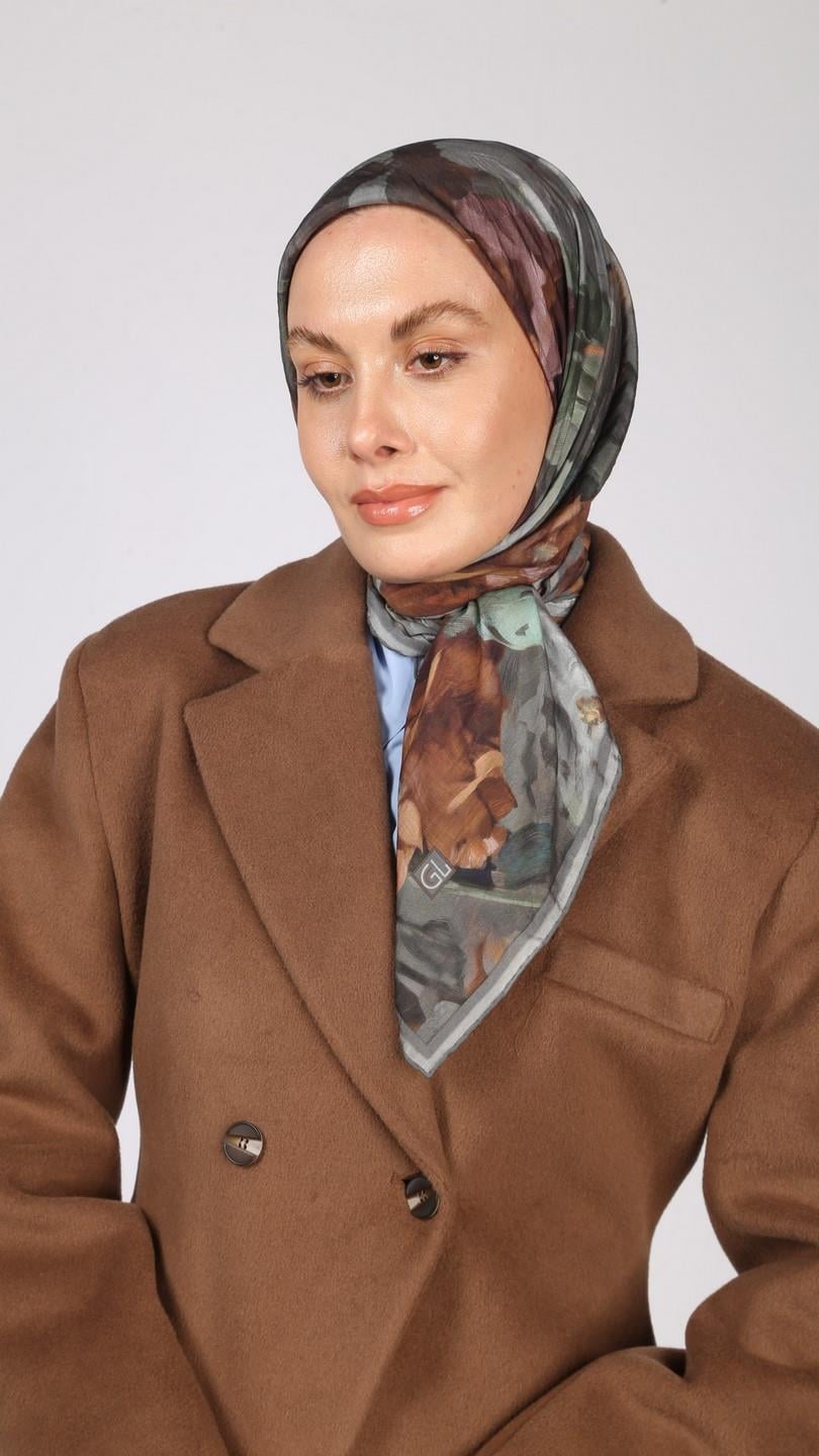 VELMORA DESEN EŞARP GRİ