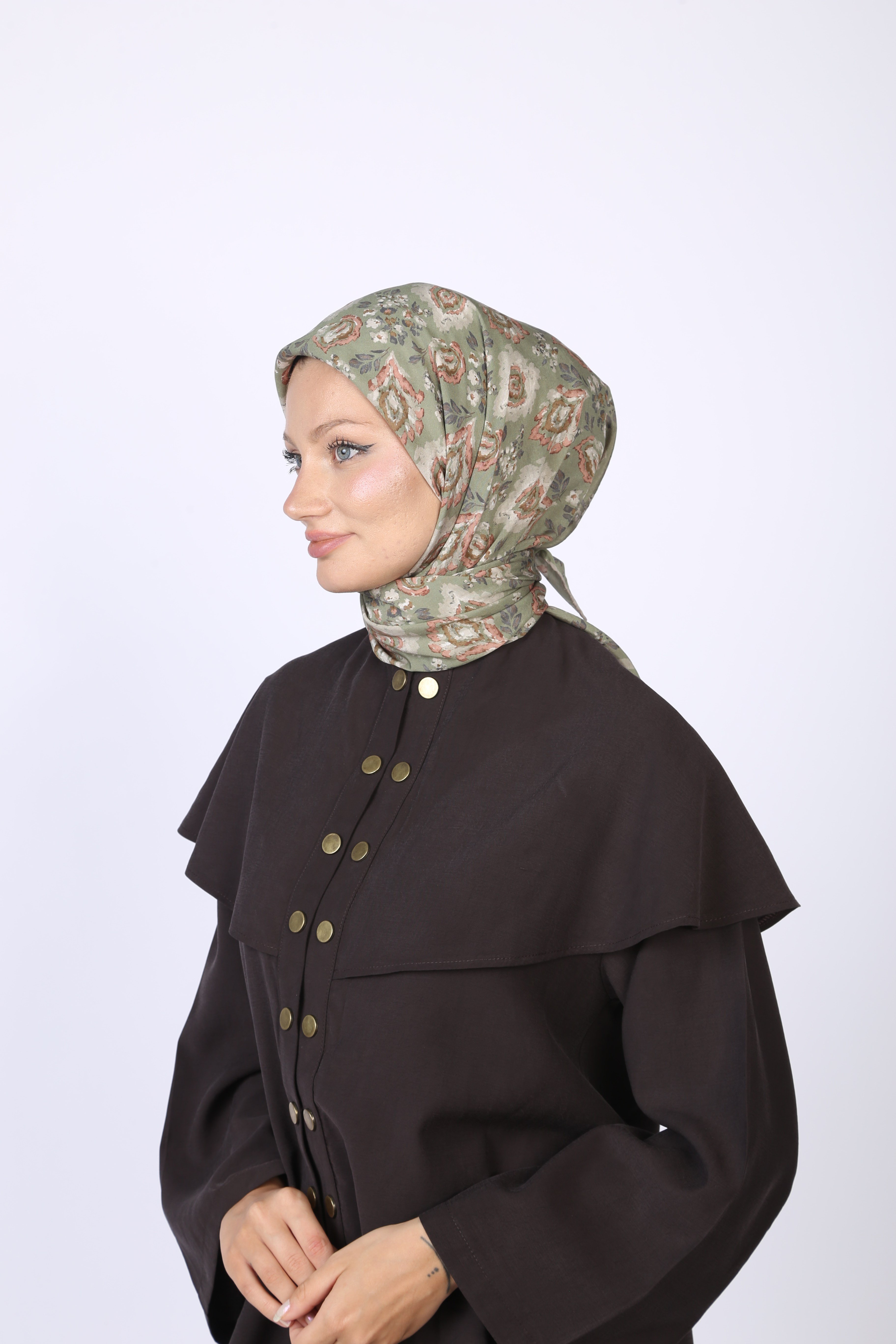 Vina Desen Eşarp Yeşil