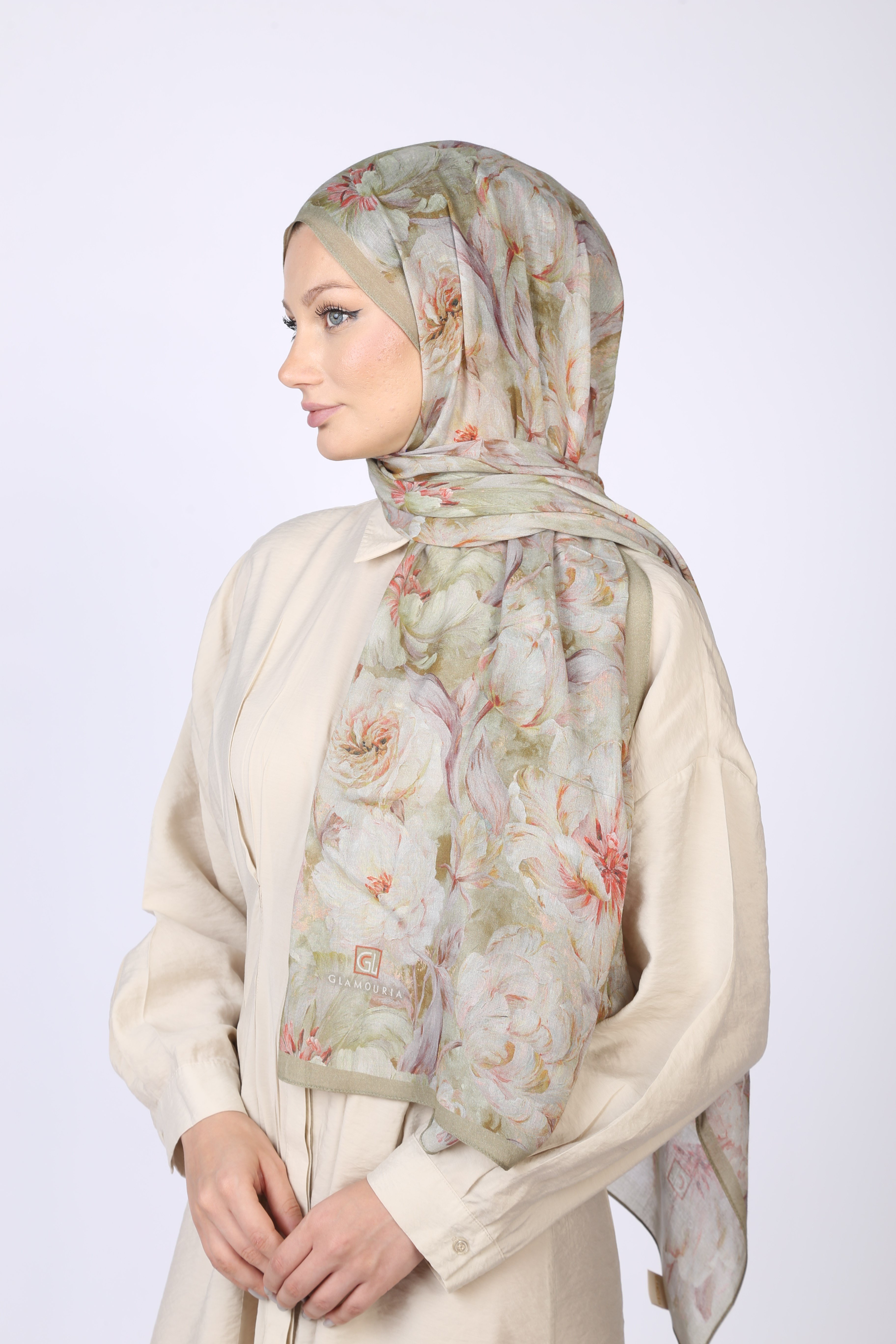 YUKA DESEN ŞAL-PASTEL YEŞİL