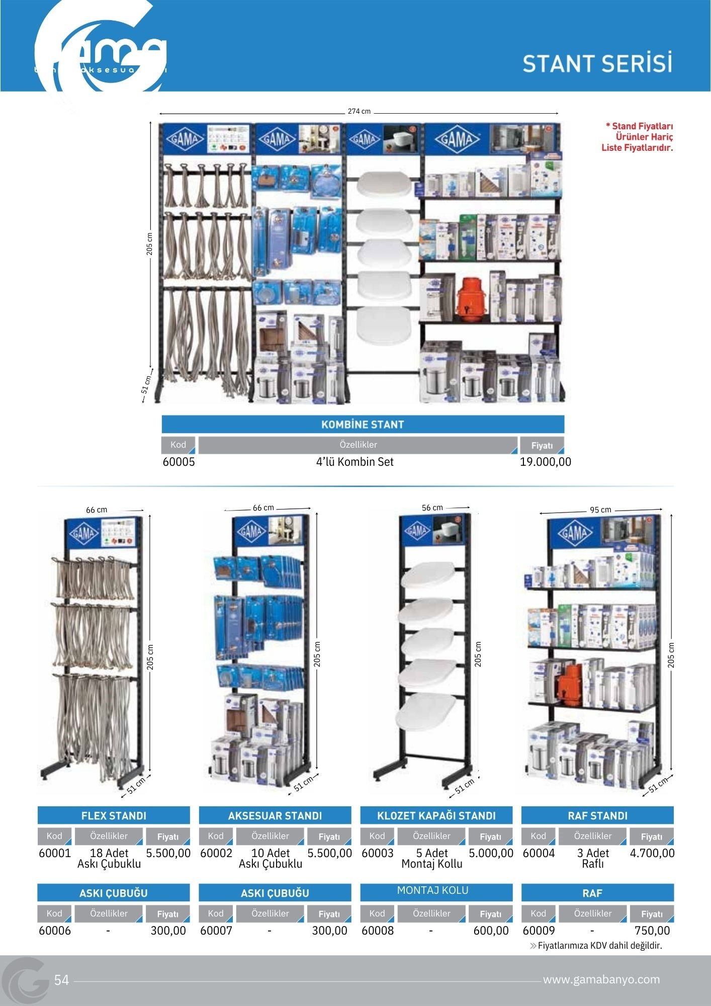 Flex Hortum Askı Çubuğu