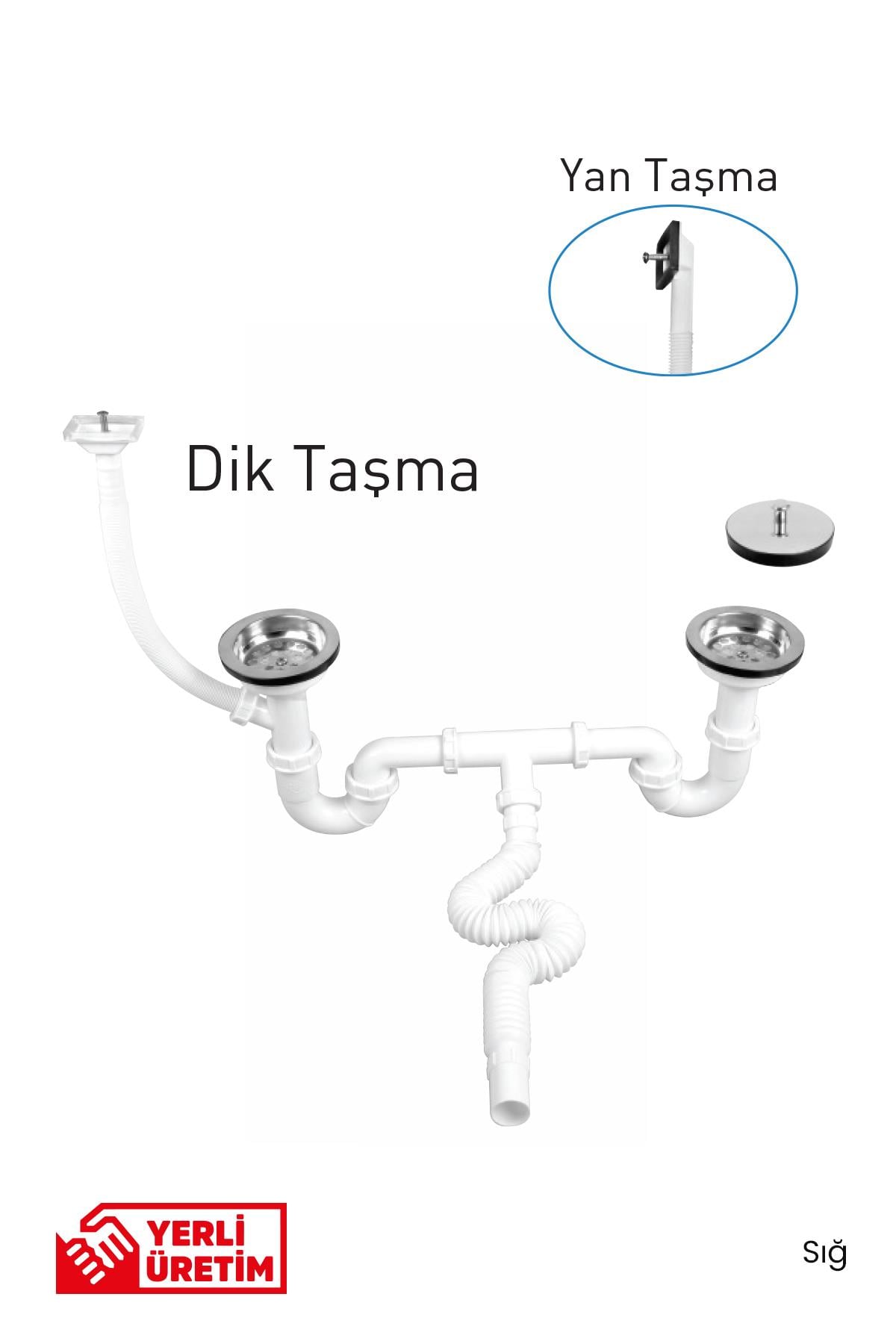 S Çiftli Çöpmak Sifonu Taşmalı