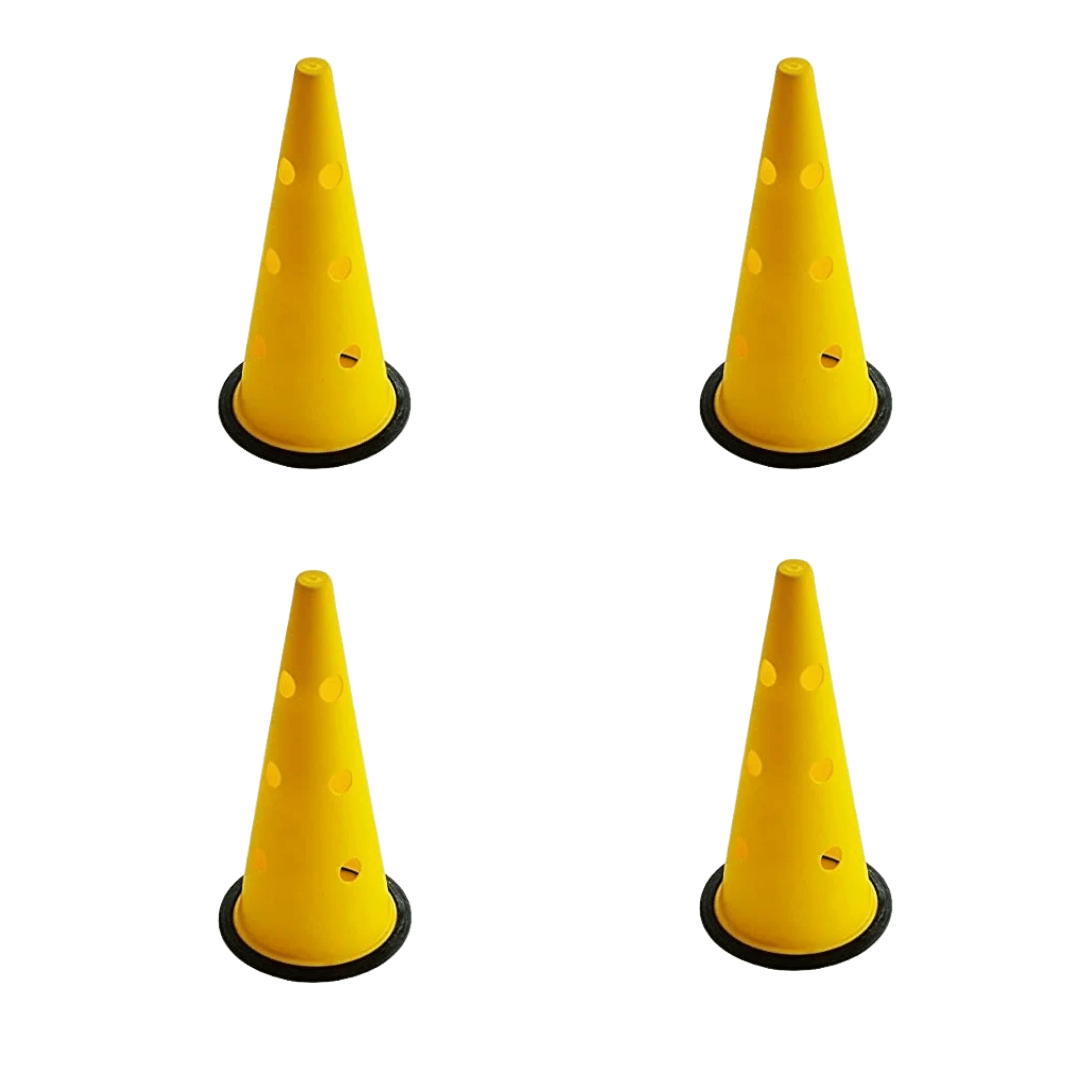 ANTRENMAN HUNİSİ DELİKLİ SARI 40 CM 4'LÜ SET