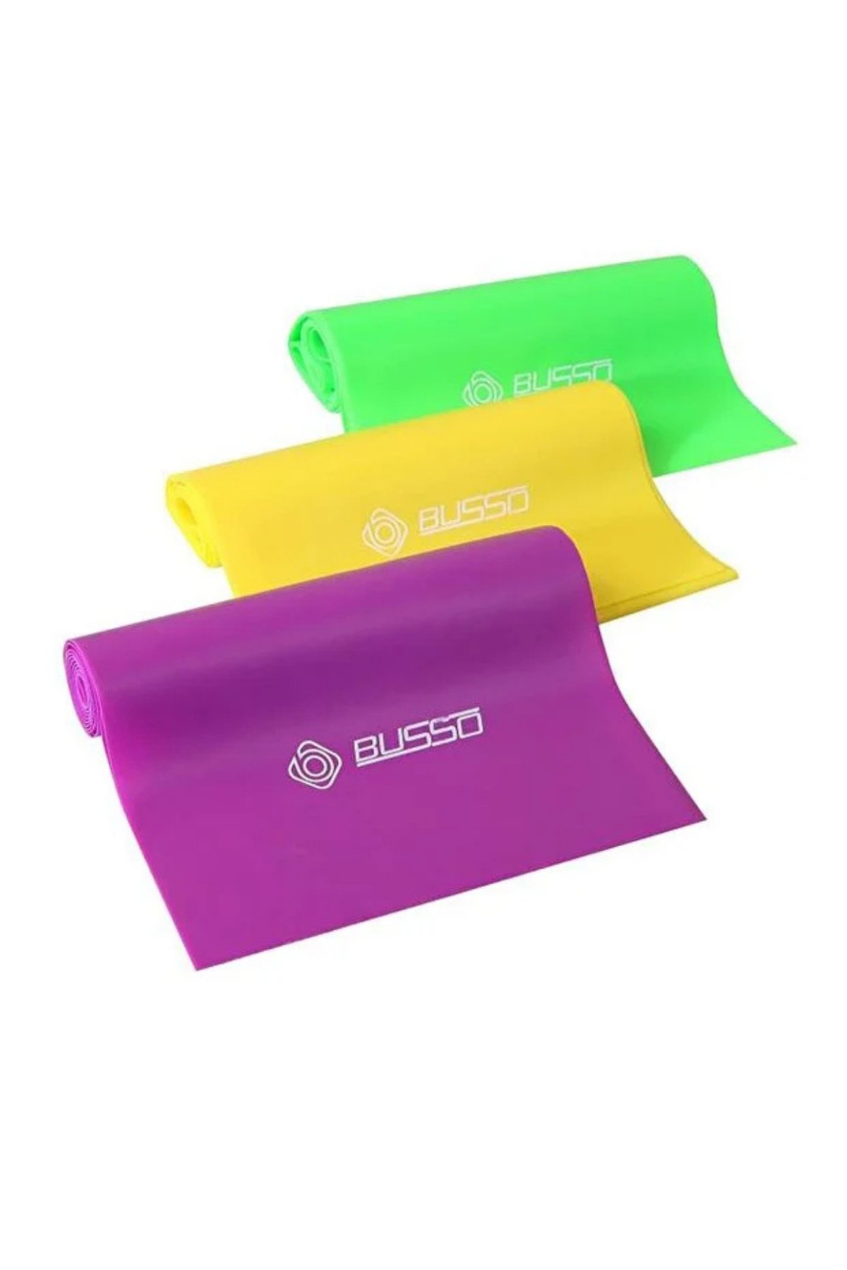 Busso TPR-65 120x15 cm 3'lü Pilates Bandı
