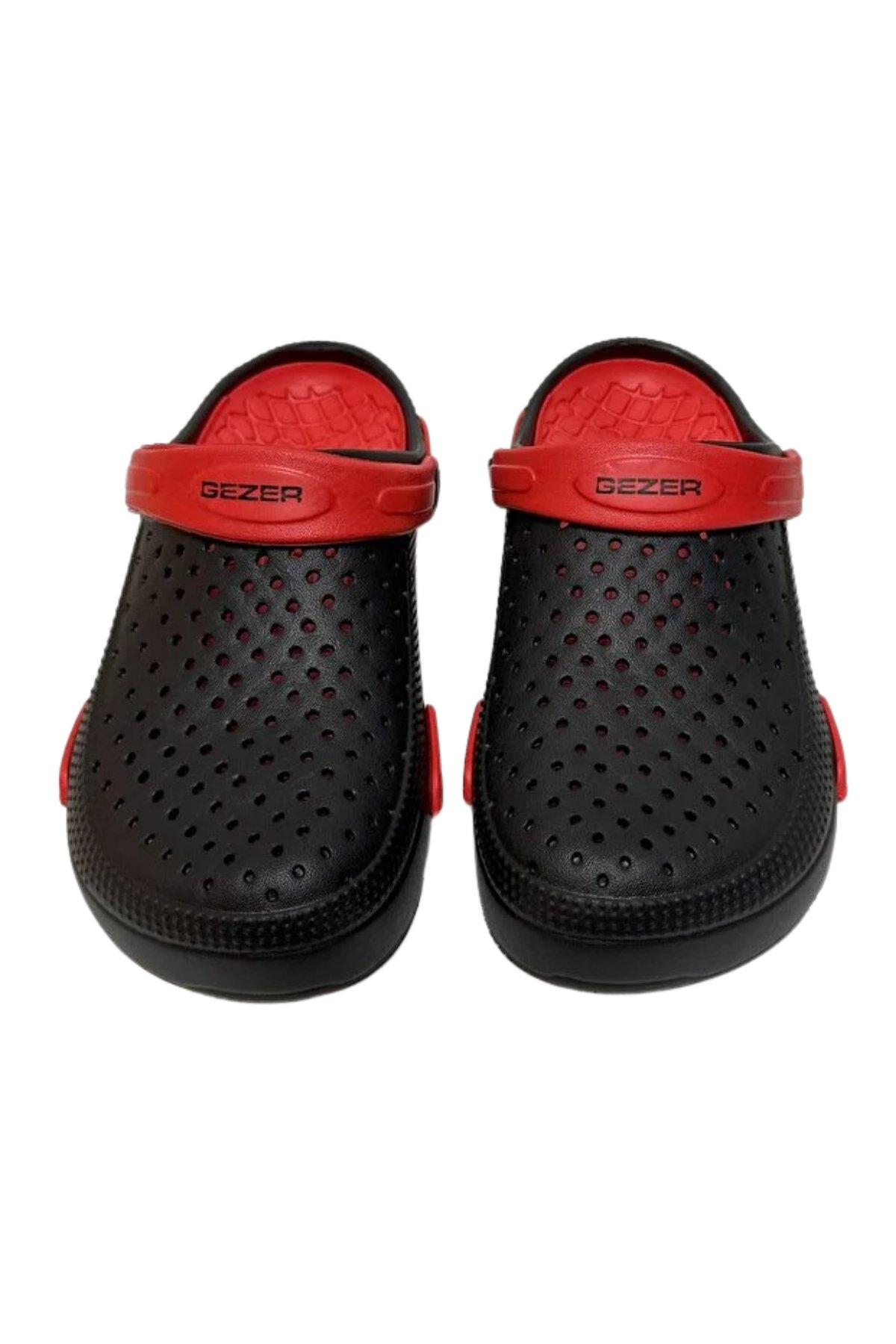 Gezer Unisex Siyah-kırmızı Eva Taban Spor Hastane Ve Iş Terlik