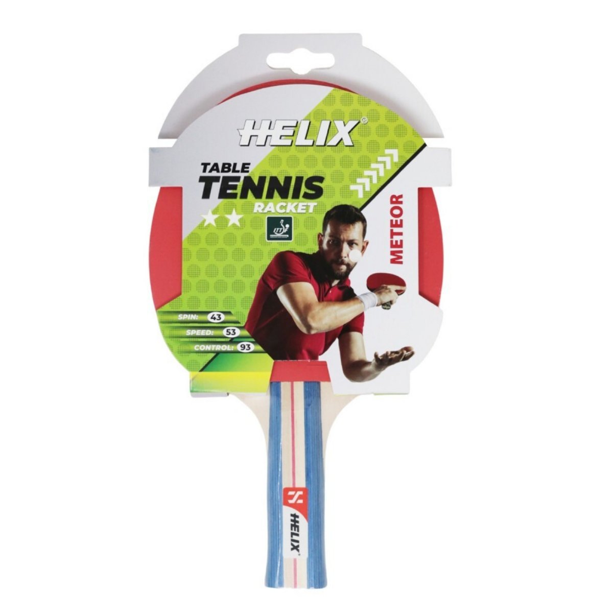 Helix Masa Tenisi Raketi Meteor 2 Yıldız ITTF Onaylı